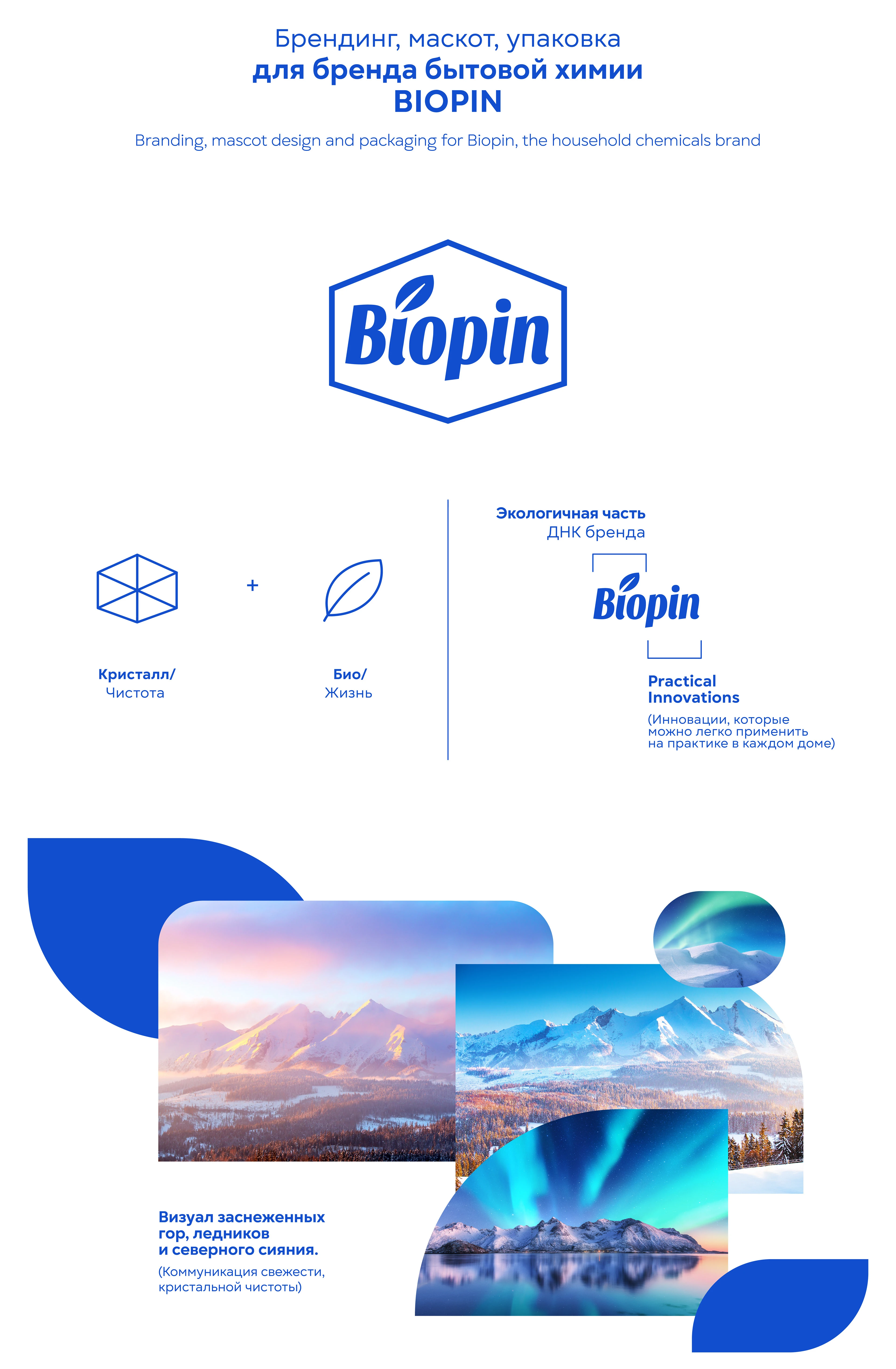 Biopin - брендинг, маскот, упаковка для бренда бытовой химии — Изображение №2 — Брендинг на Dprofile