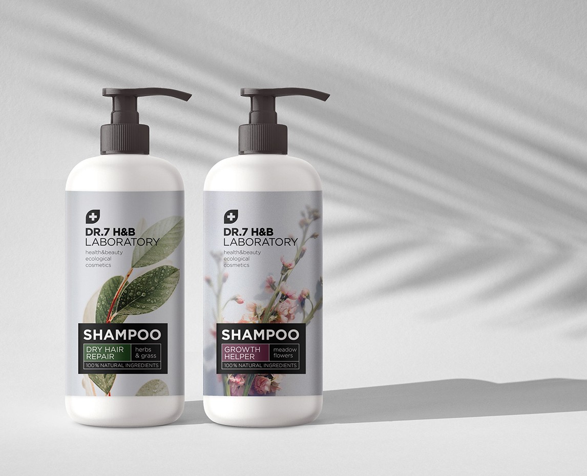Dr.7 H&B Labaratory - лого и дизайн этикеток — Брендинг на Dprofile