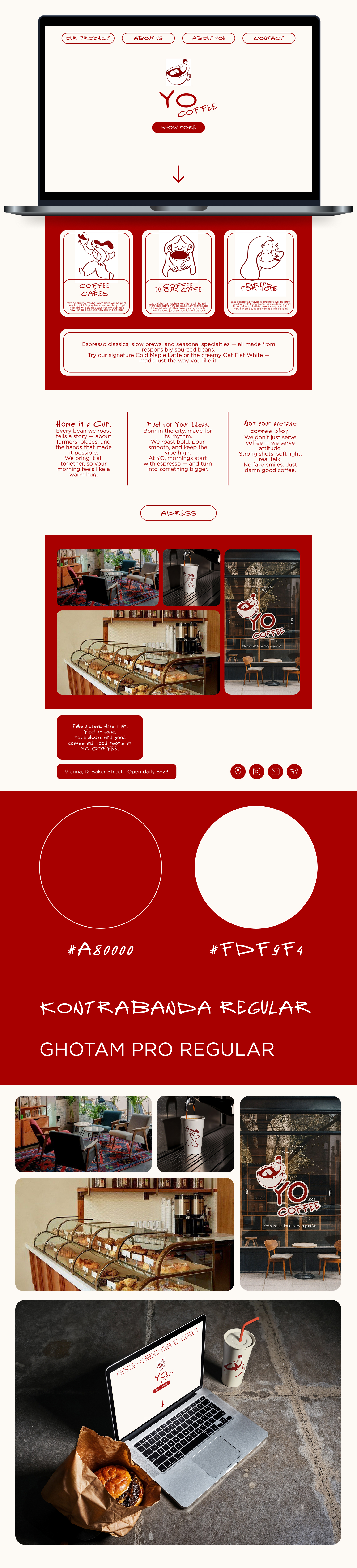 Брендинг кофейни — Изображение №1 — Интерфейсы, Брендинг на Dprofile