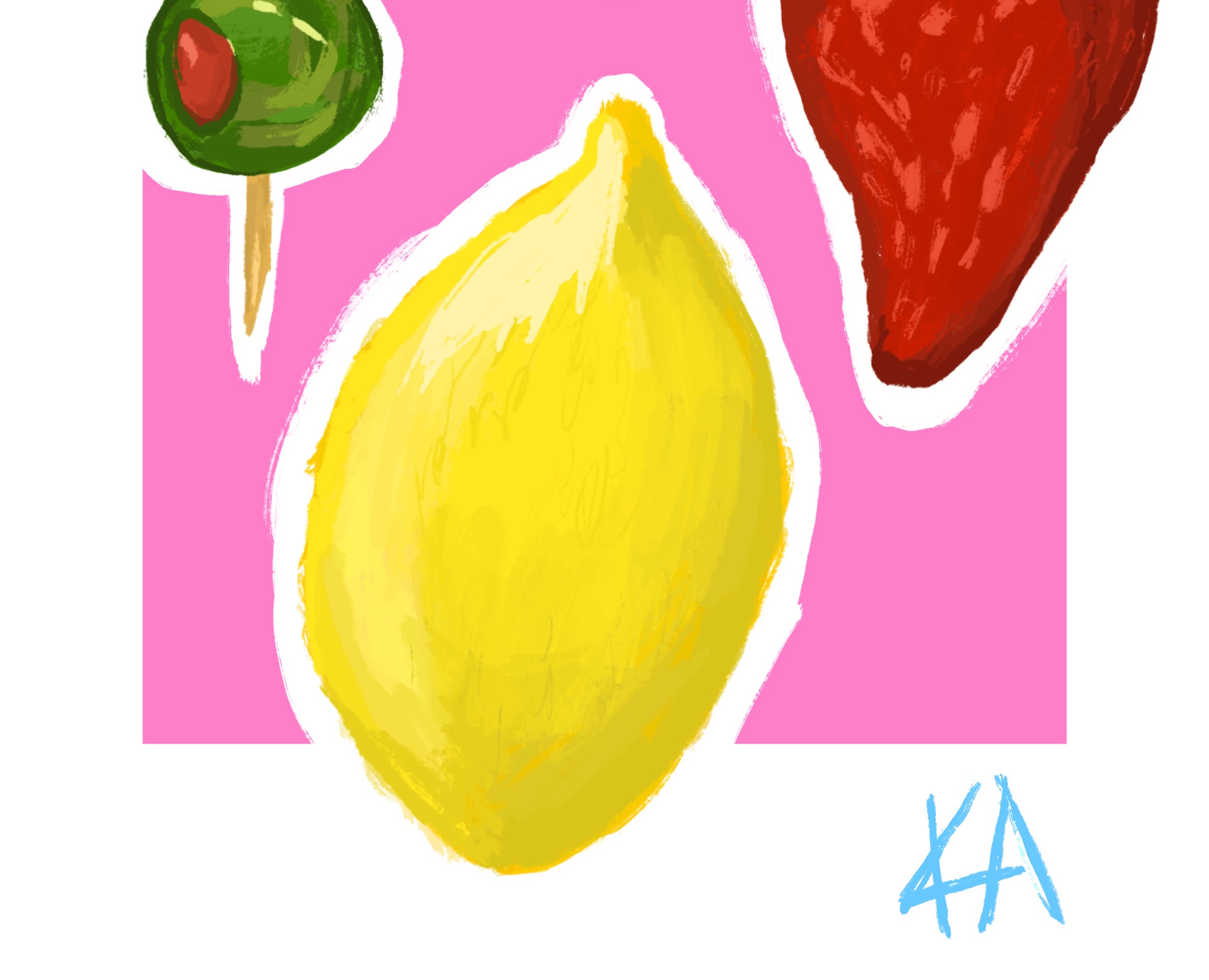 Иллюстрация "Фрукты" — Иллюстрация, Графика на Dprofile