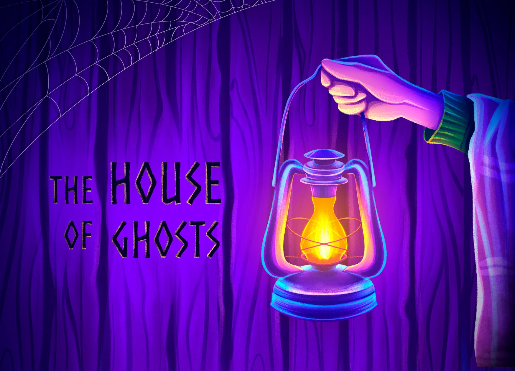 "Дом призраков" иллюстрации для Хэллоуина — Изображение №1 — Иллюстрация на Dprofile