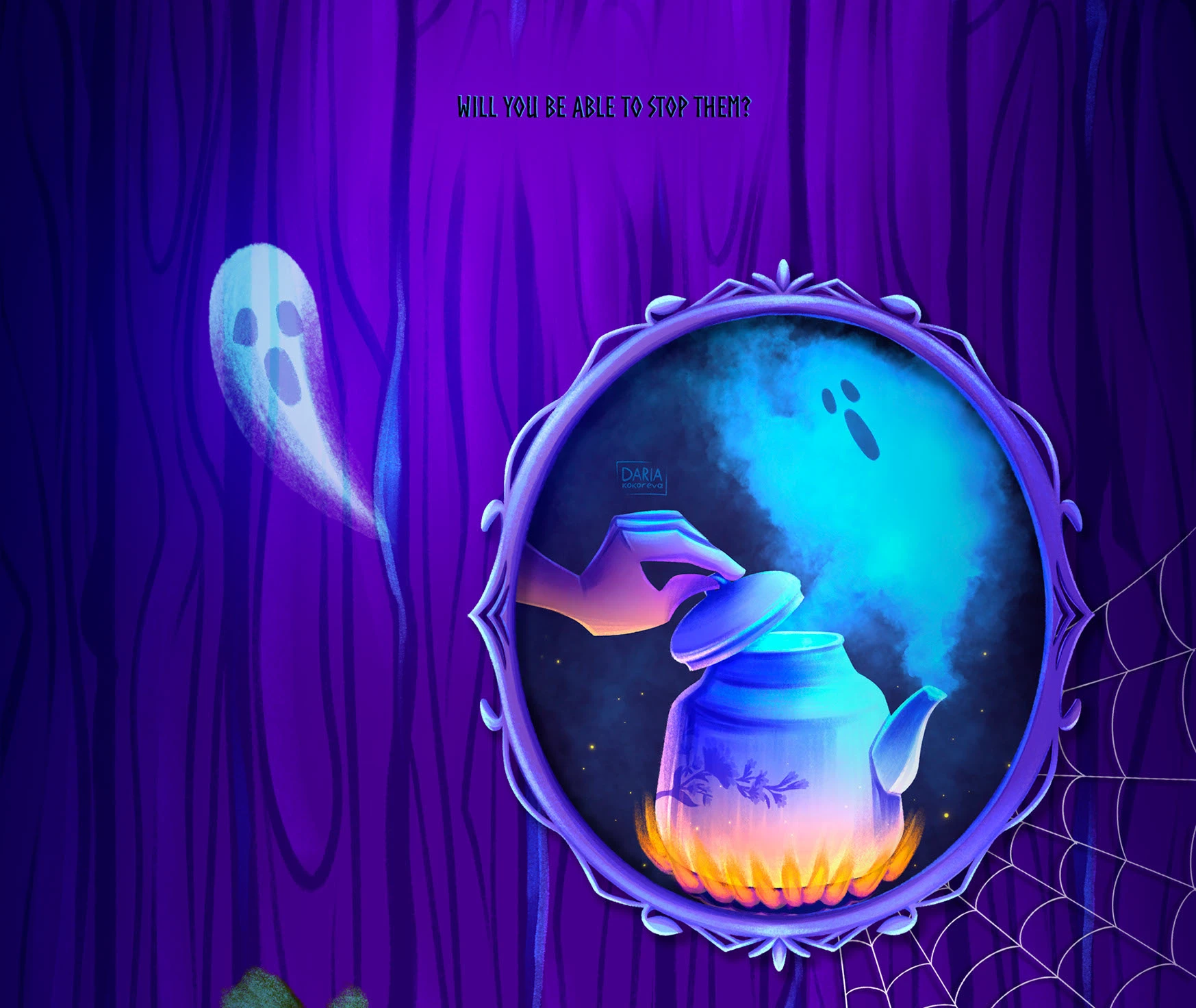 "Дом призраков" иллюстрации для Хэллоуина — Изображение №8 — Иллюстрация на Dprofile