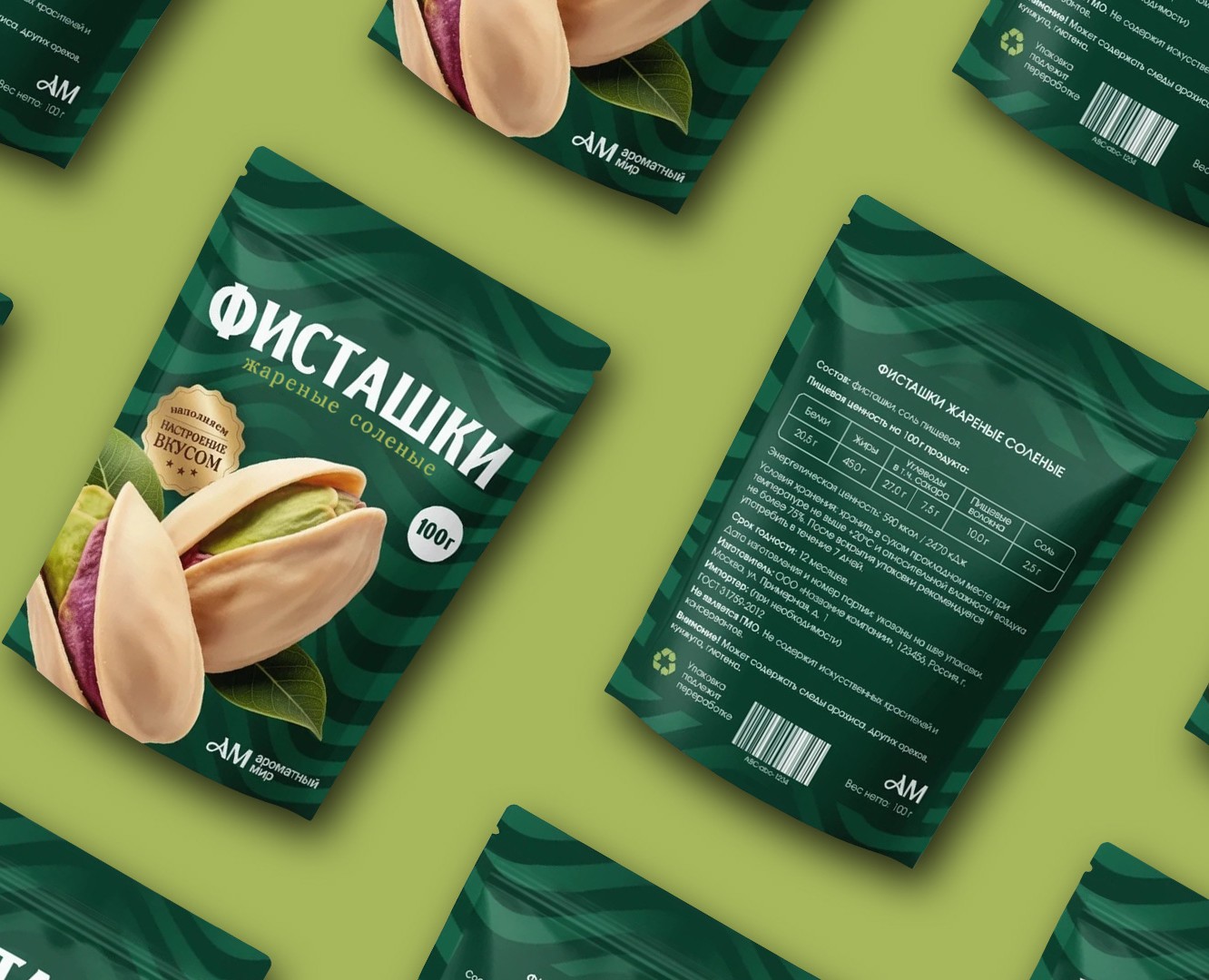 Упаковка СТМ Ароматный мир — Брендинг, Графика на Dprofile