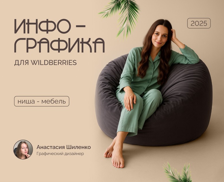 Инфографика для магазина мебели на Dprofile