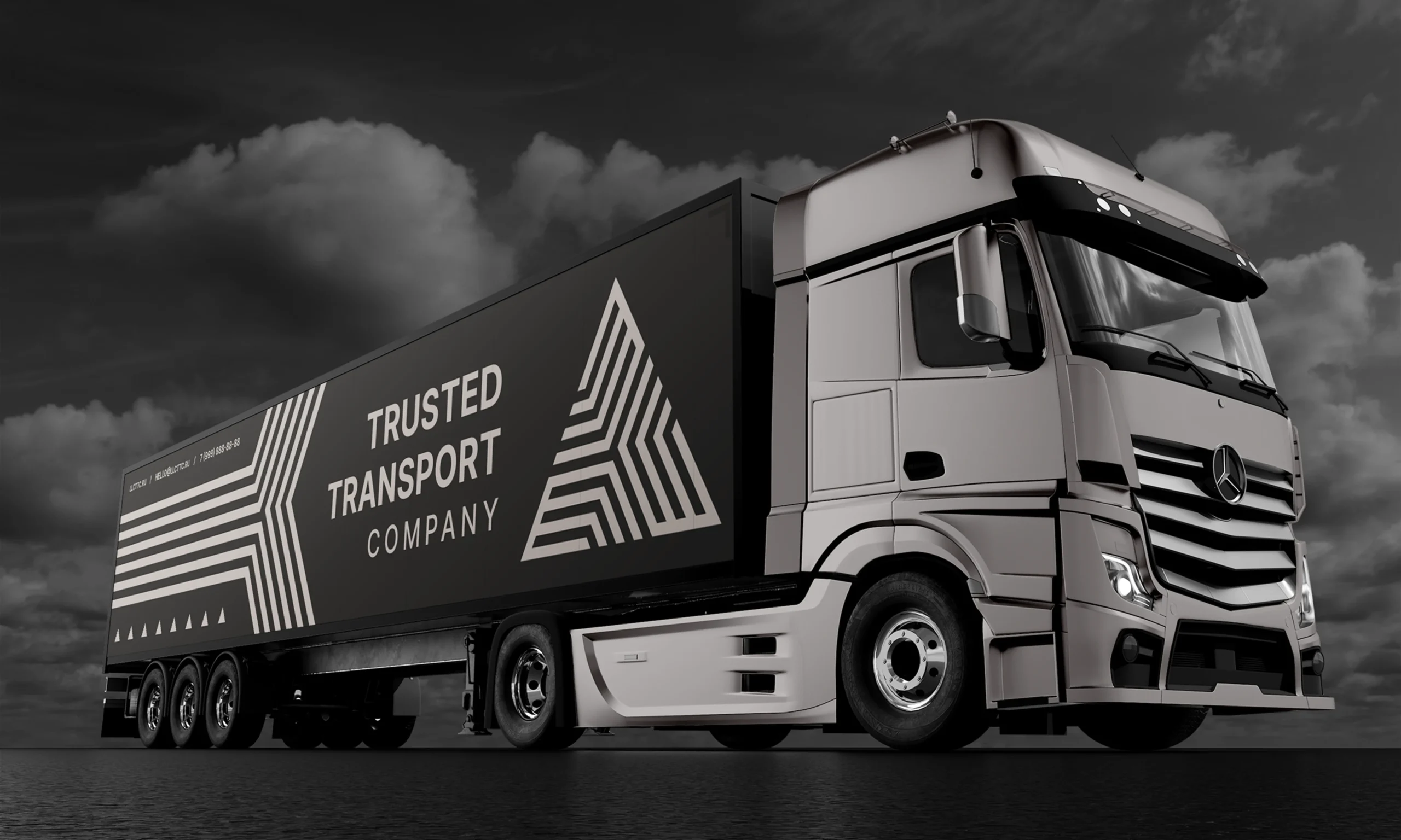 Trusted Transport Company. Брендинг логистической компании для усиления доверия и продаж в B2B-сегменте. — Изображение №14 — Брендинг на Dprofile