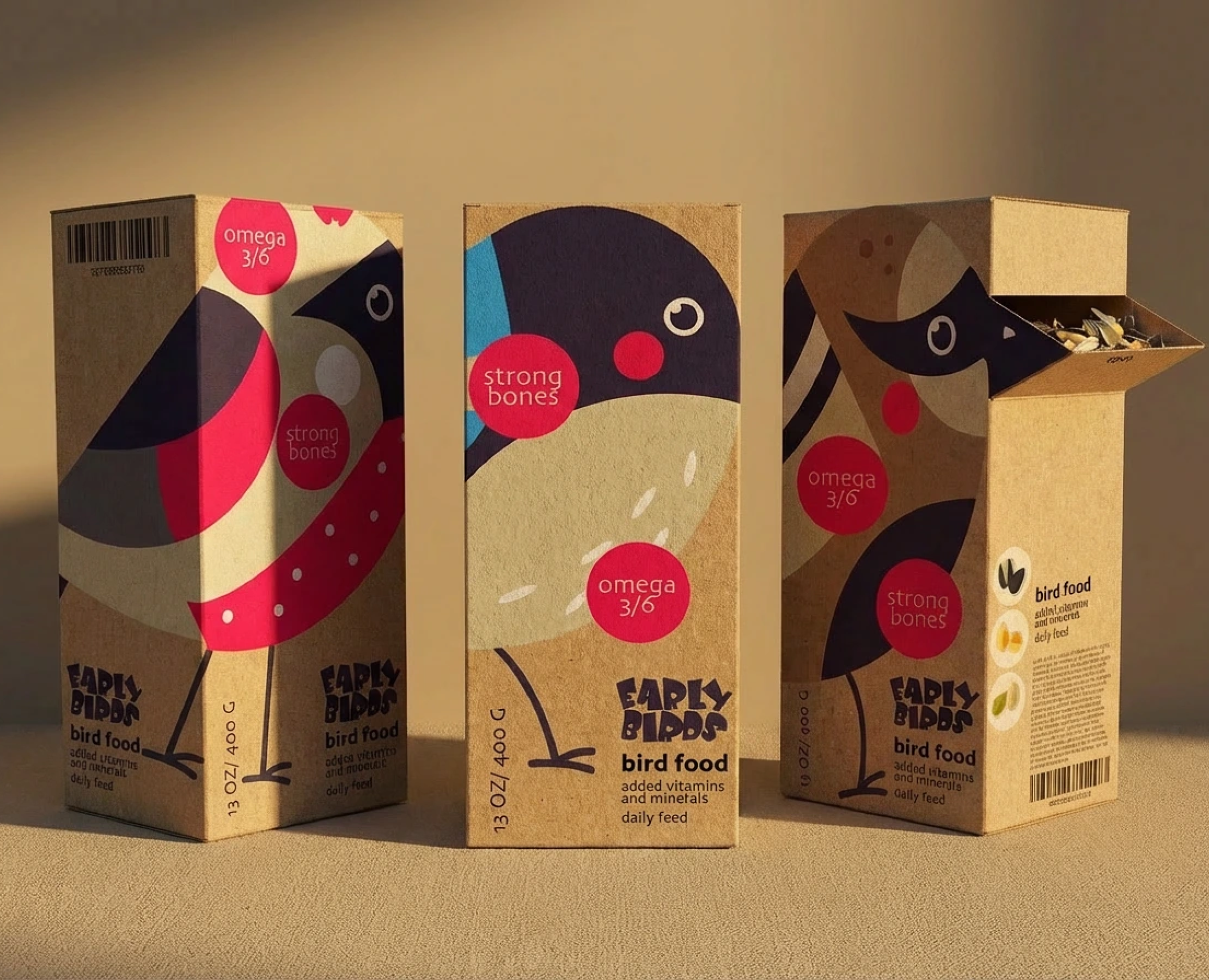 Айдентика и упаковка Early Birds на Dprofile