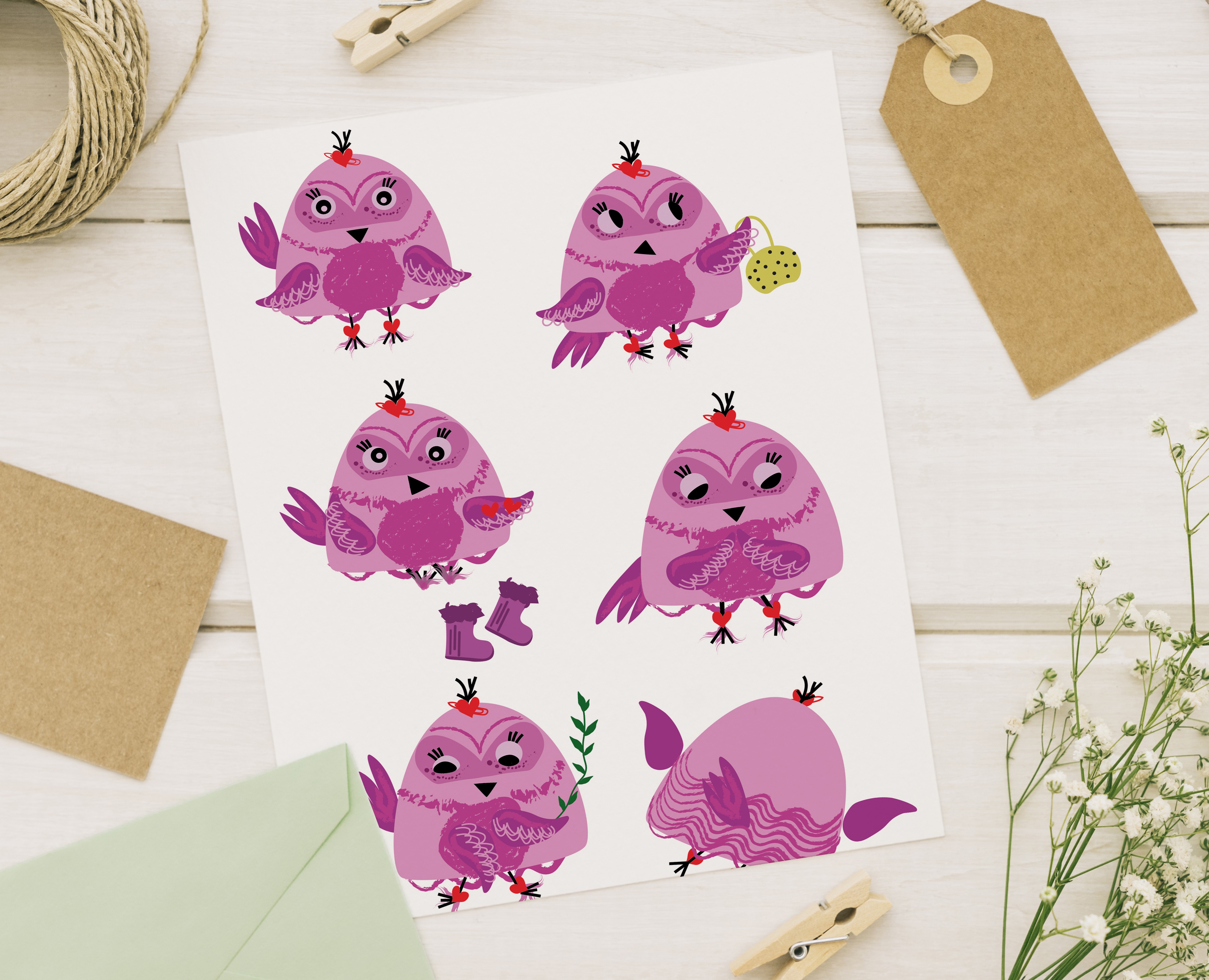 Стикеры — Брендинг, Иллюстрация на Dprofile