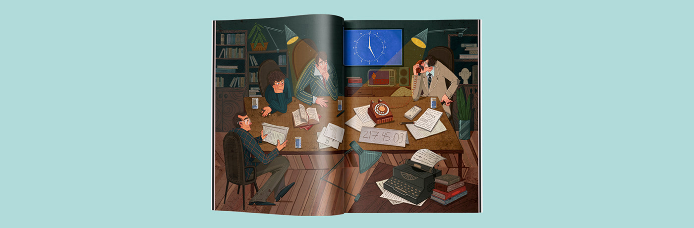 Illustrations for Channel One Russia | Первый канал — Изображение №2 — Иллюстрация, Графика на Dprofile