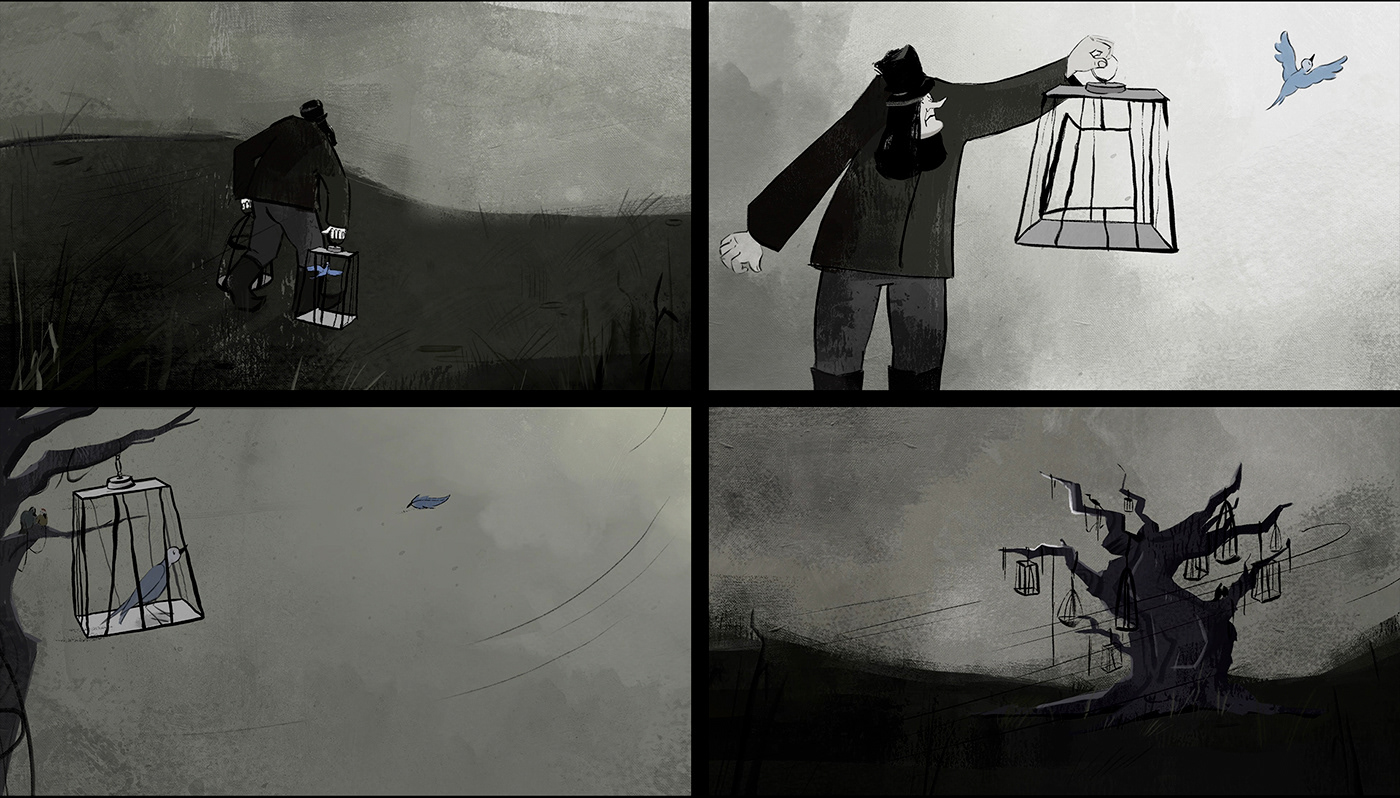 Всякая душа птица | Короткометражный анимационный фильм — Изображение №2 — Иллюстрация, Анимация на Dprofile