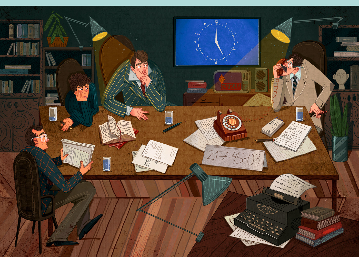 Illustrations for Channel One Russia | Первый канал — Изображение №6 — Иллюстрация, Графика на Dprofile