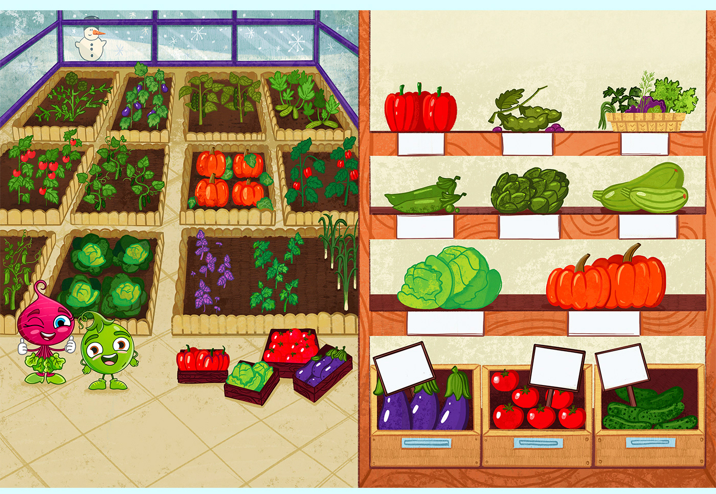 Что растет в магазине | Ивлев групп — Изображение №7 — Иллюстрация, Графика на Dprofile