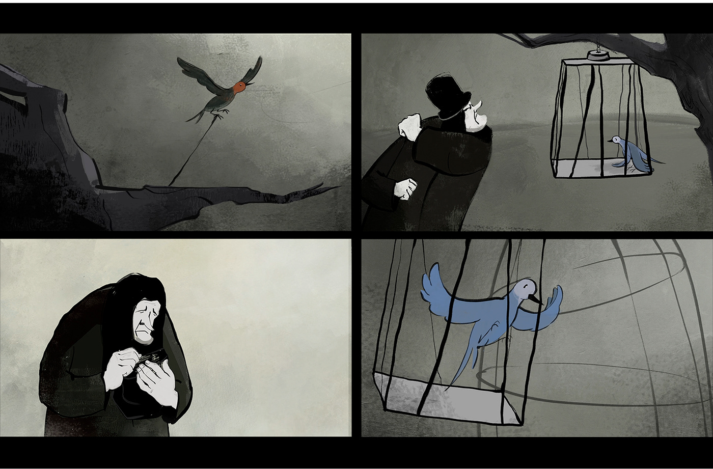 Всякая душа птица | Короткометражный анимационный фильм — Изображение №6 — Иллюстрация, Анимация на Dprofile