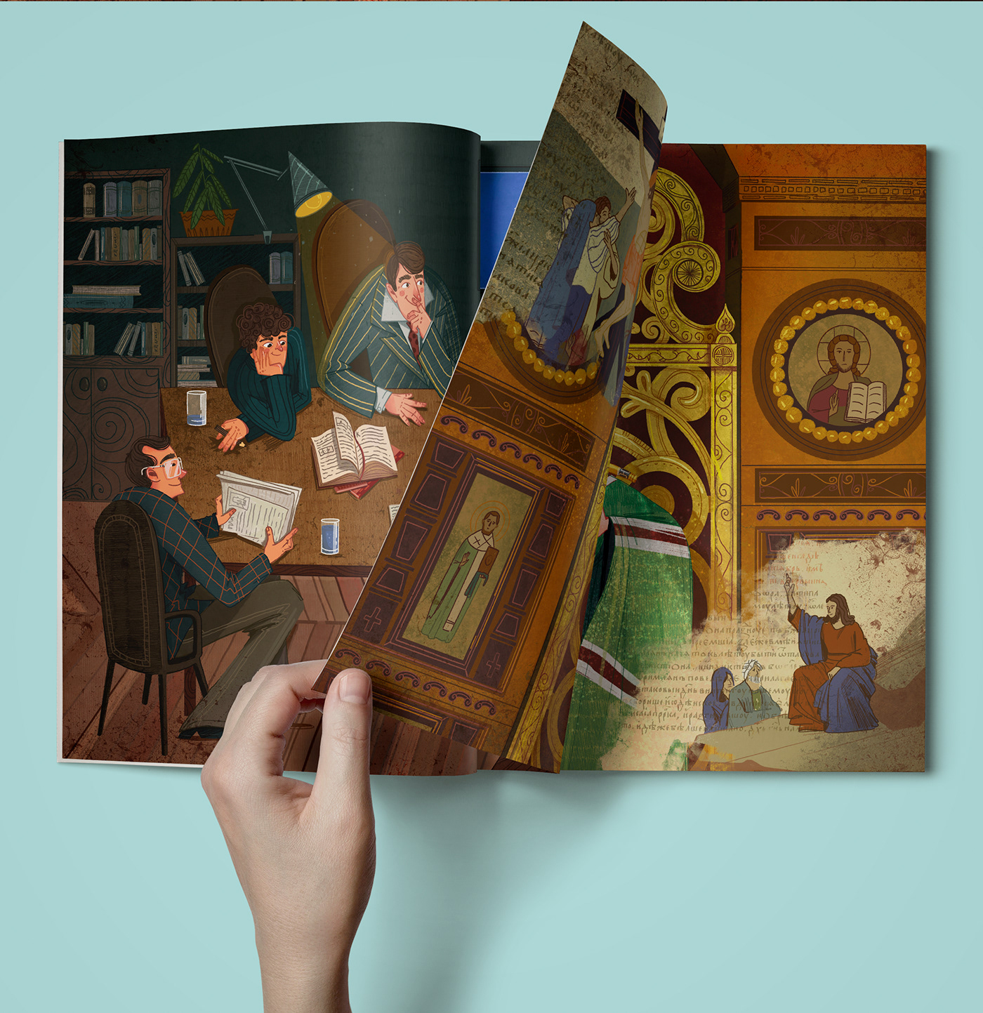 Illustrations for Channel One Russia | Первый канал — Изображение №7 — Иллюстрация, Графика на Dprofile