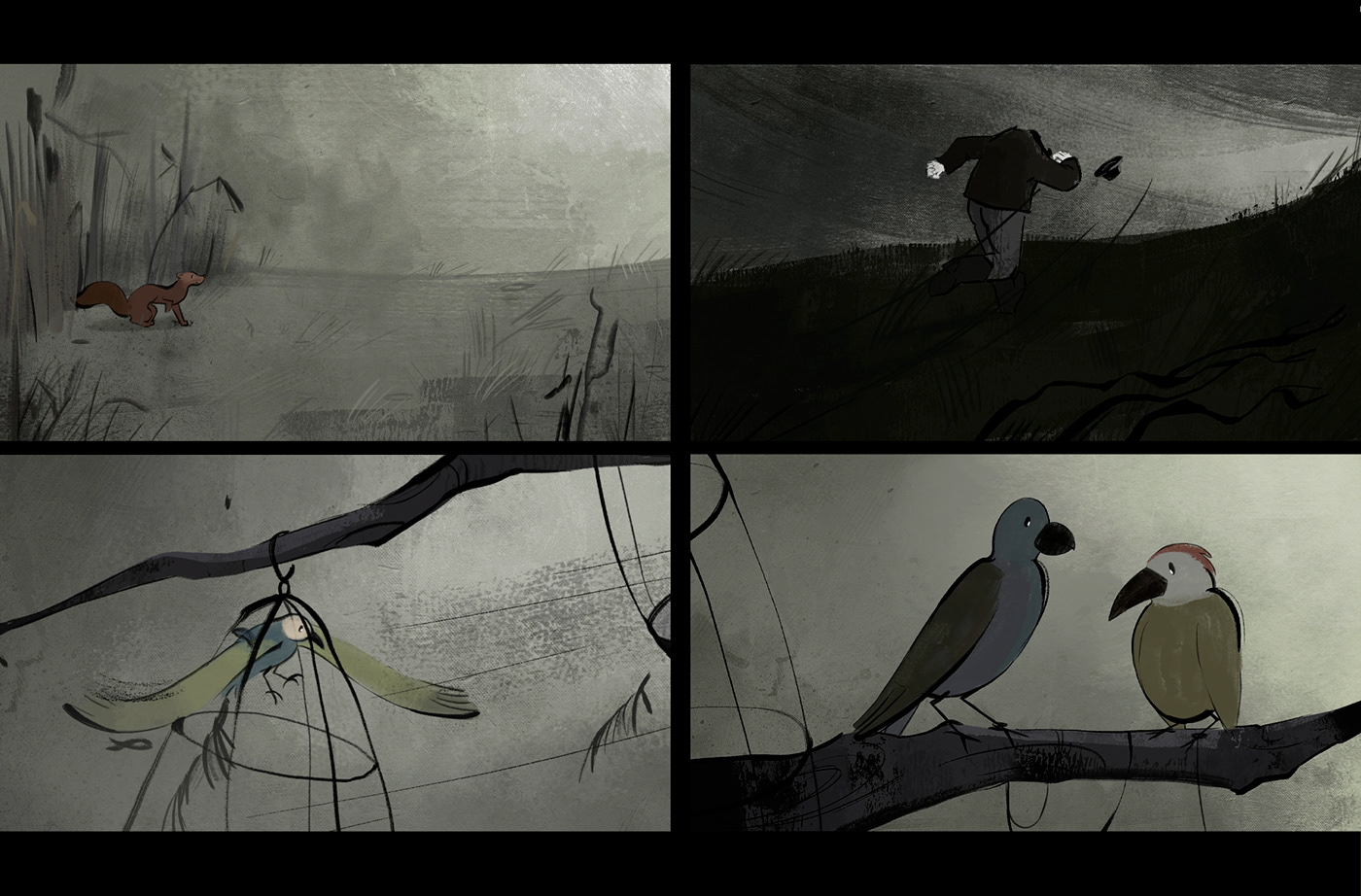 Всякая душа птица | Короткометражный анимационный фильм — Изображение №10 — Иллюстрация, Анимация на Dprofile