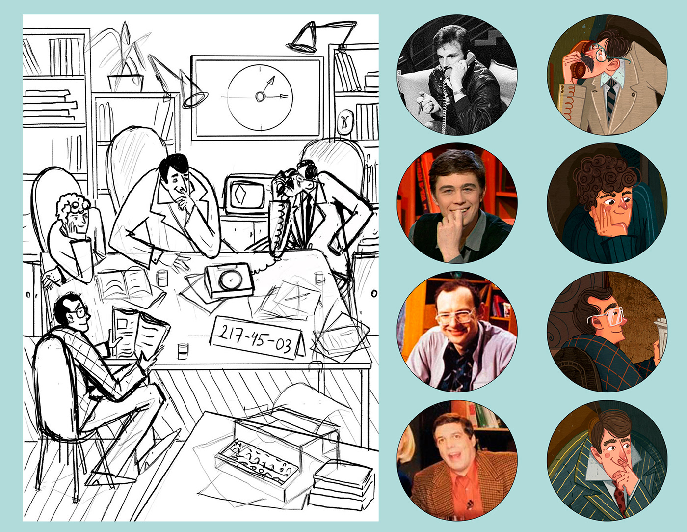 Illustrations for Channel One Russia | Первый канал — Изображение №4 — Иллюстрация, Графика на Dprofile