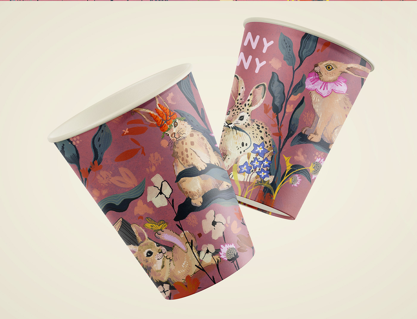 Дизайн кофейного стаканчика | Sunny Bunny — Изображение №4 — Брендинг, Иллюстрация на Dprofile