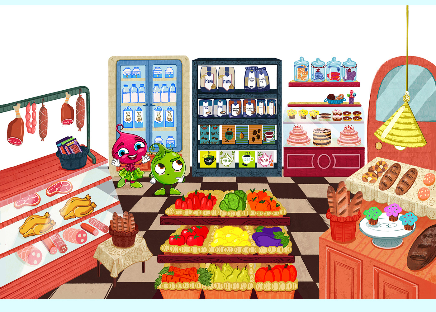 Что растет в магазине | Ивлев групп — Изображение №5 — Иллюстрация, Графика на Dprofile