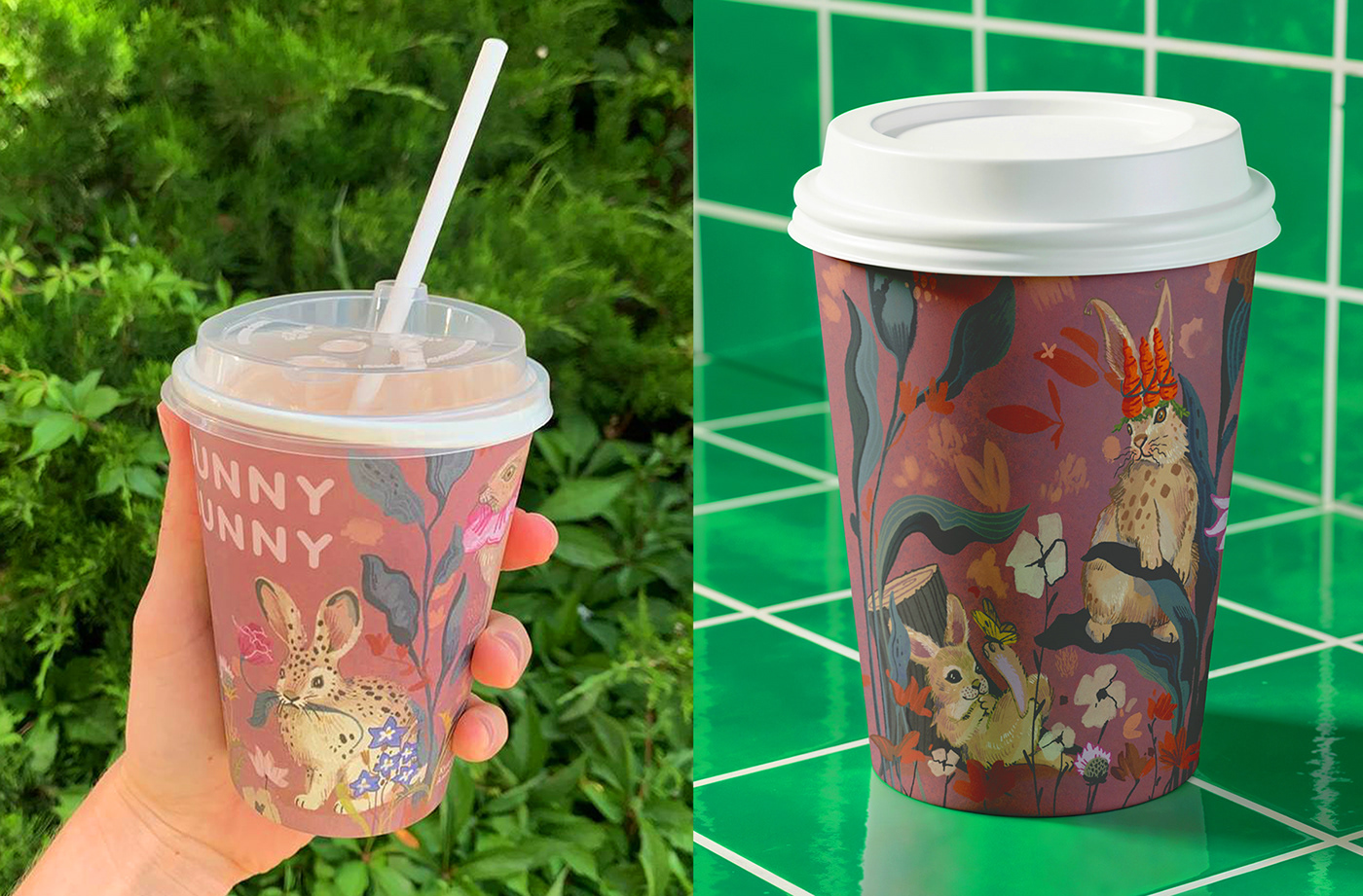 Дизайн кофейного стаканчика | Sunny Bunny — Изображение №6 — Брендинг, Иллюстрация на Dprofile