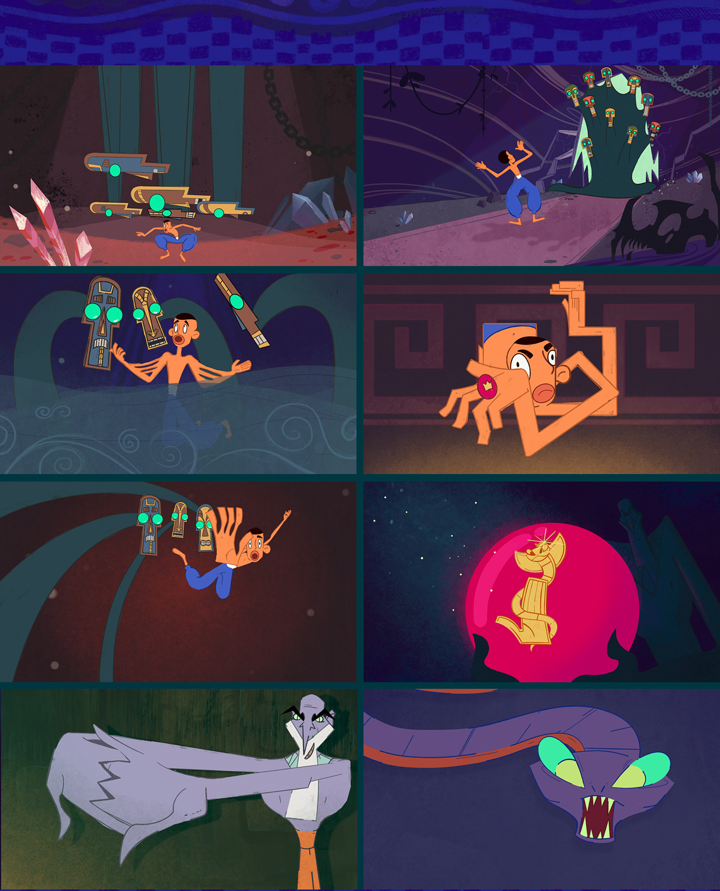 Кобра | Анимационный клип | Анастасия Ярошенко — Изображение №4 — Иллюстрация, Анимация на Dprofile