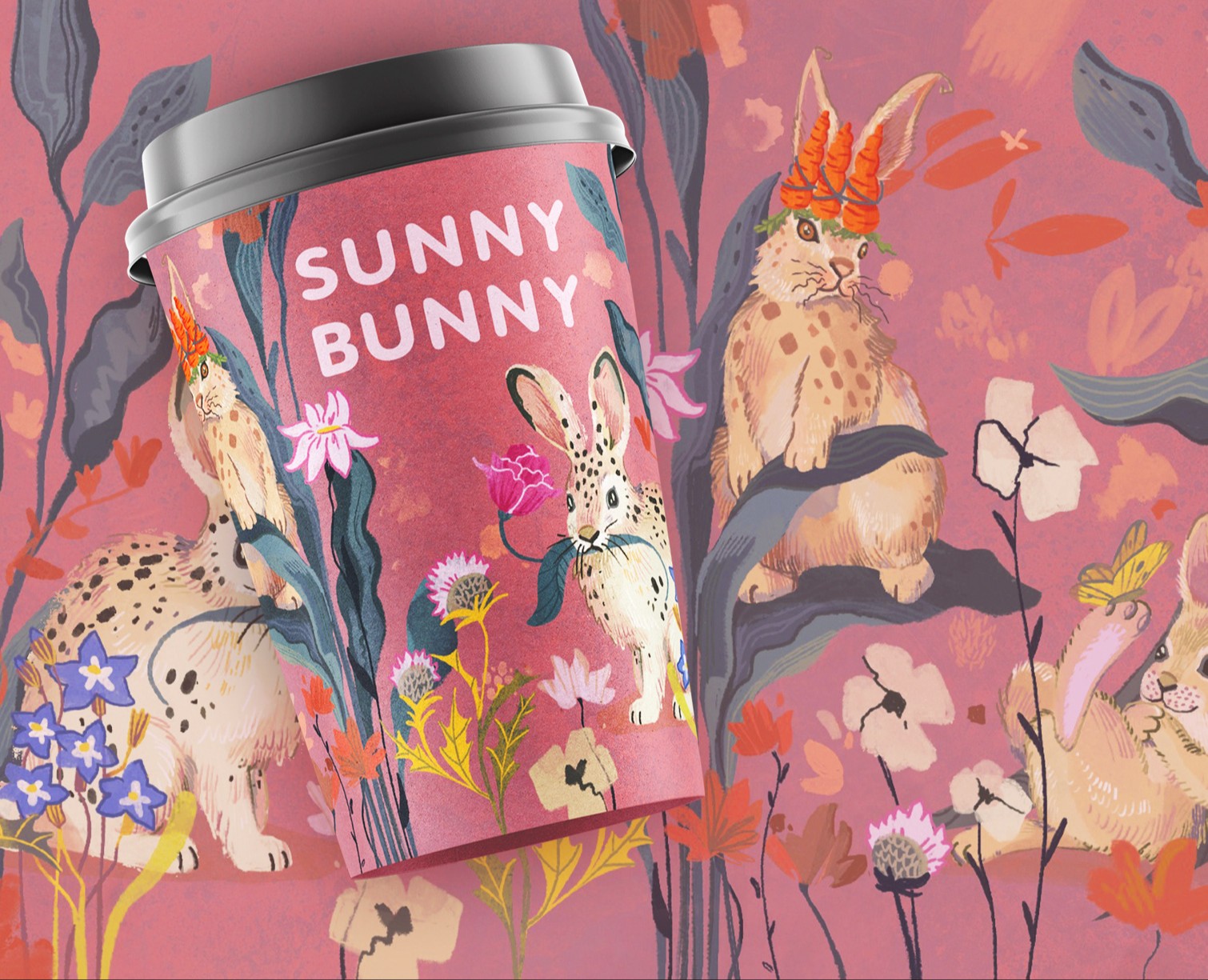 Дизайн кофейного стаканчика | Sunny Bunny — Брендинг, Иллюстрация на Dprofile