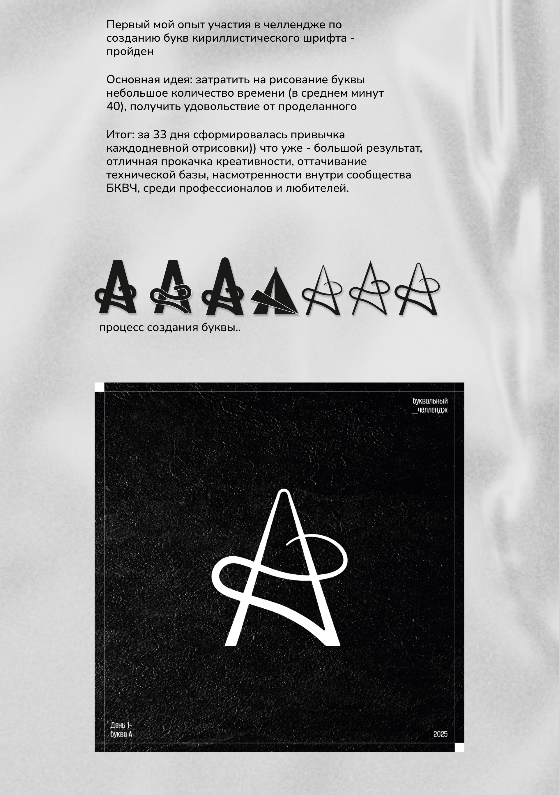 Буквальный челлендж 2025 — Изображение №2 — Графика на Dprofile