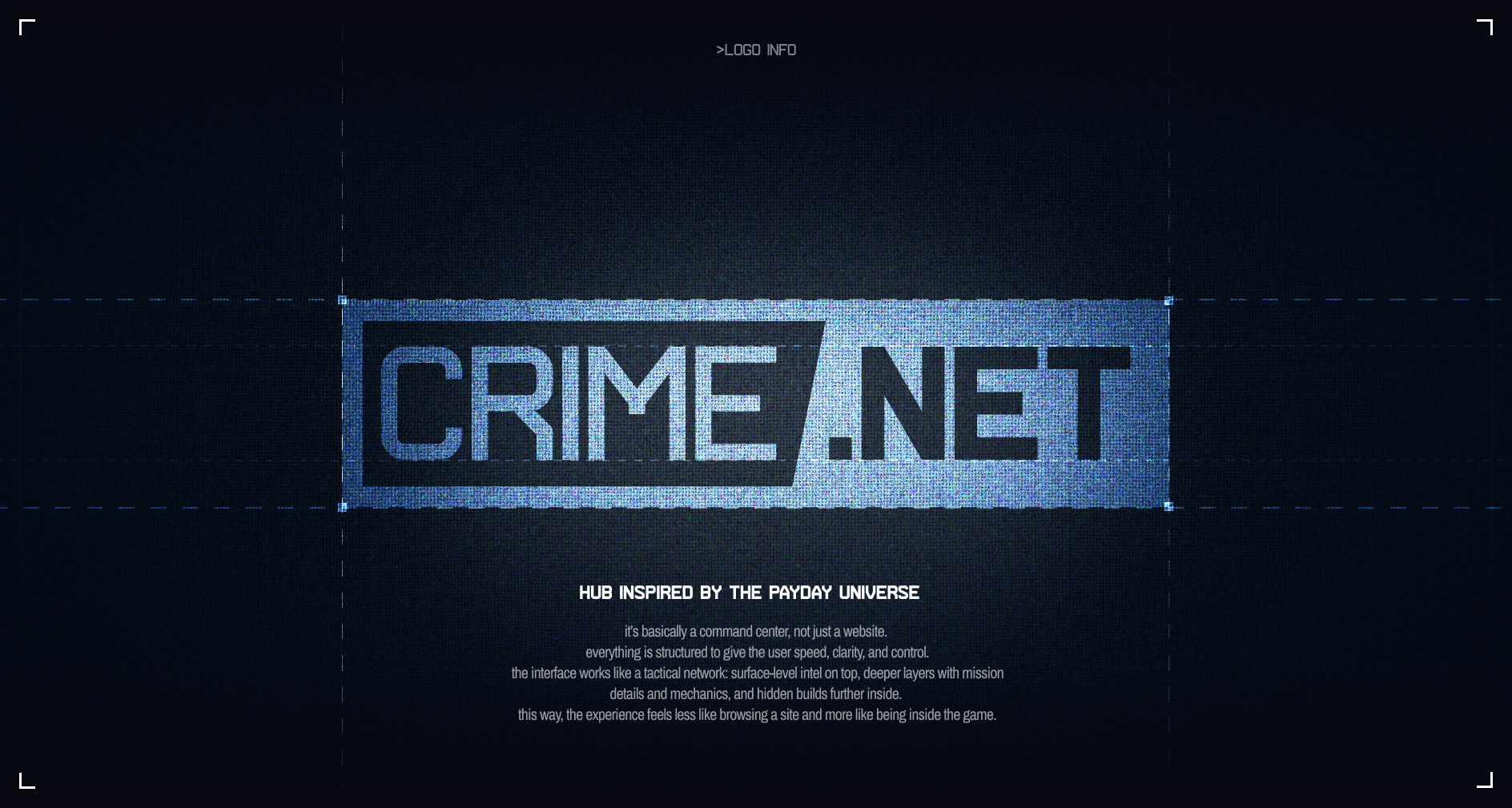 Crime.net — Изображение №1 — Интерфейсы, 3D на Dprofile