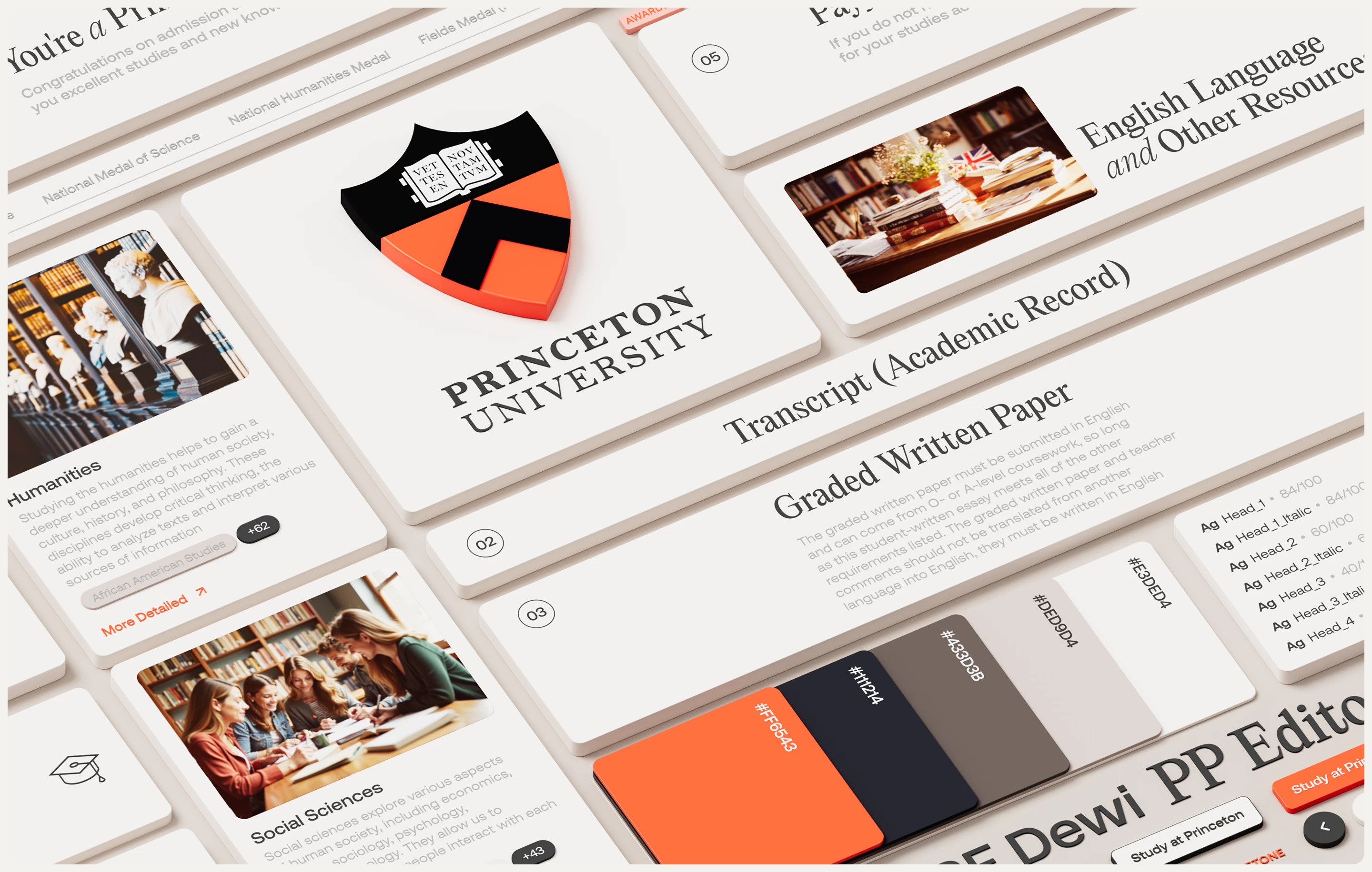 Princeton University | Website | Design Concept — Изображение №14 — Интерфейсы, Нейро на Dprofile