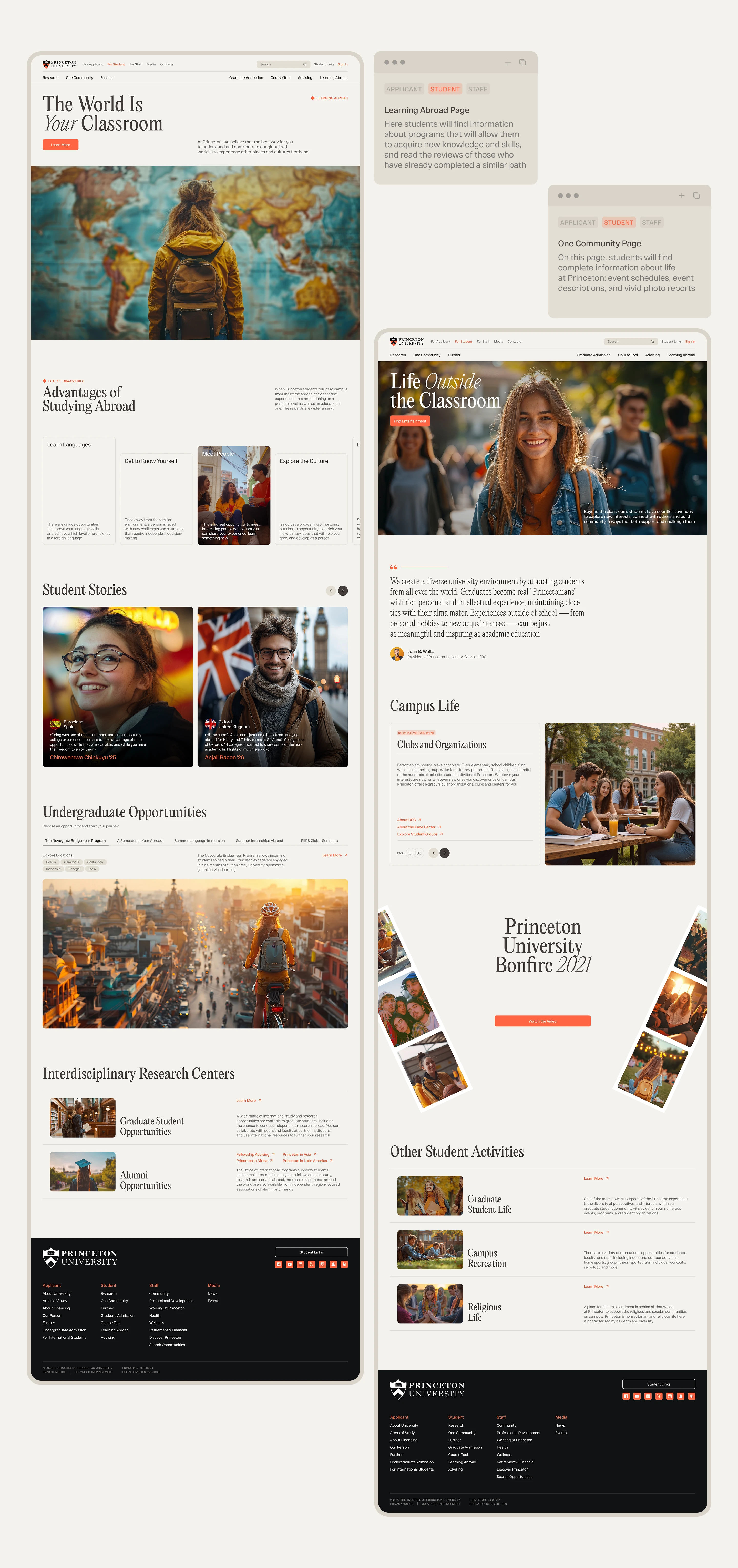 Princeton University | Website | Design Concept — Изображение №10 — Интерфейсы, Нейро на Dprofile