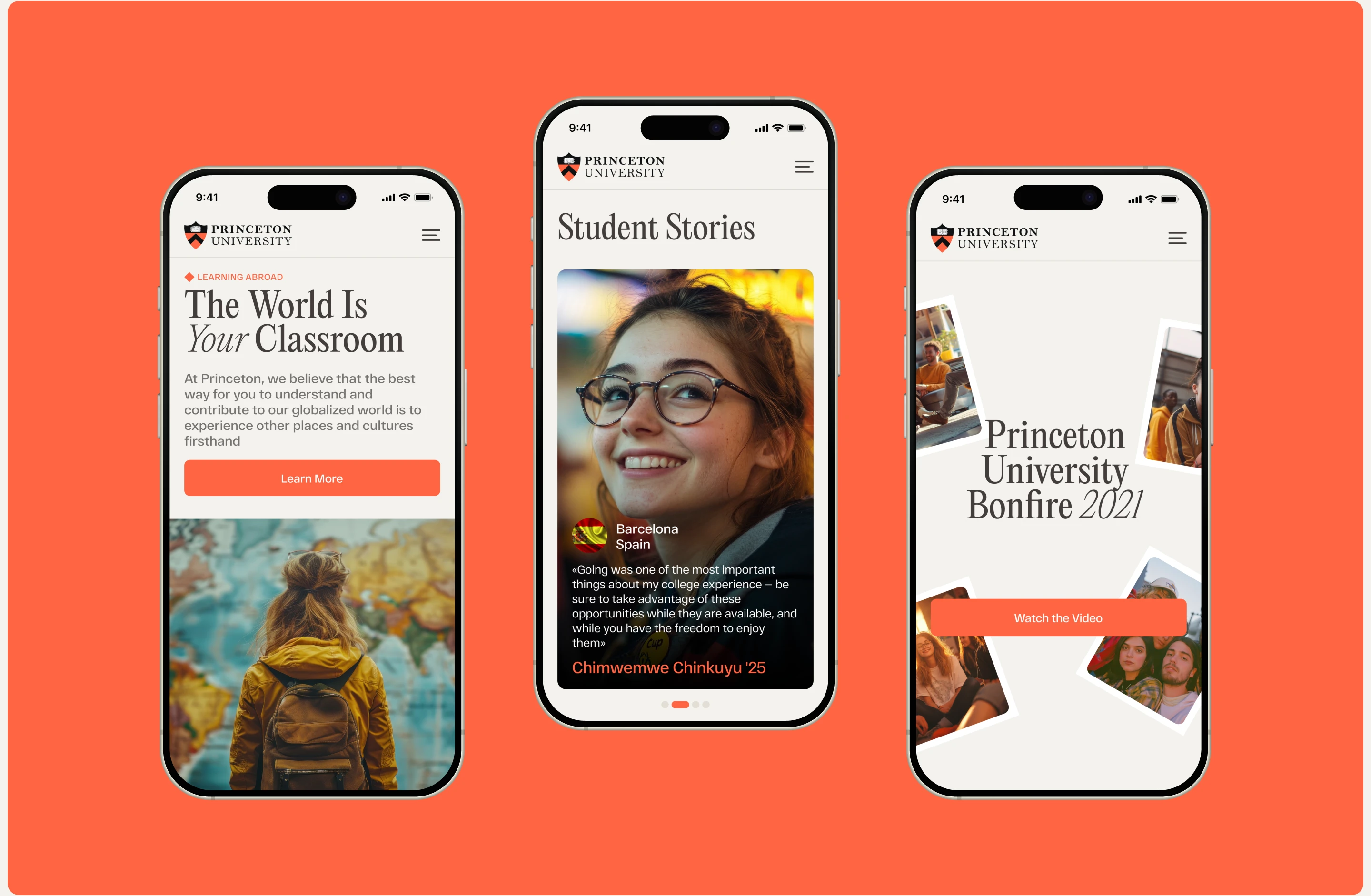 Princeton University | Website | Design Concept — Изображение №11 — Интерфейсы, Нейро на Dprofile