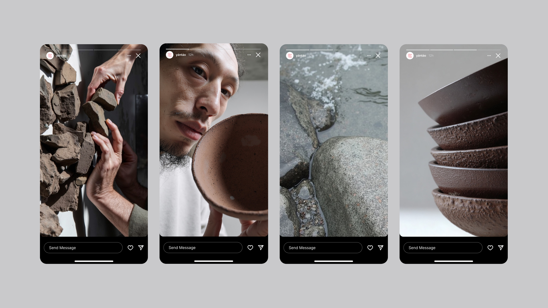 Yán Táo (岩陶) | Посуда из мягкого камня — Изображение №13 — Брендинг, Маркетинг на Dprofile