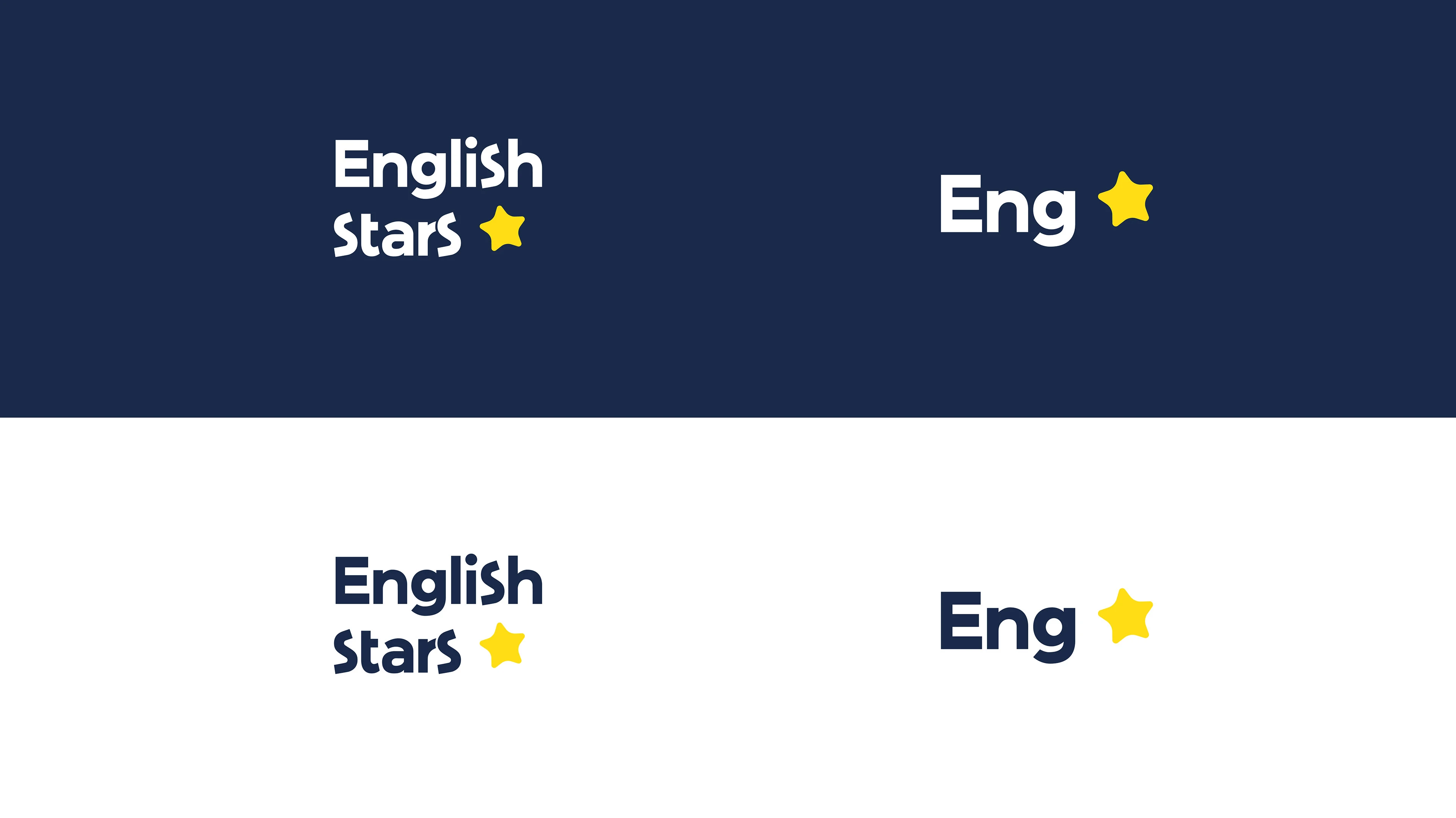 English stars фирменный стиль для школы английского языка — Изображение №3 — Брендинг на Dprofile