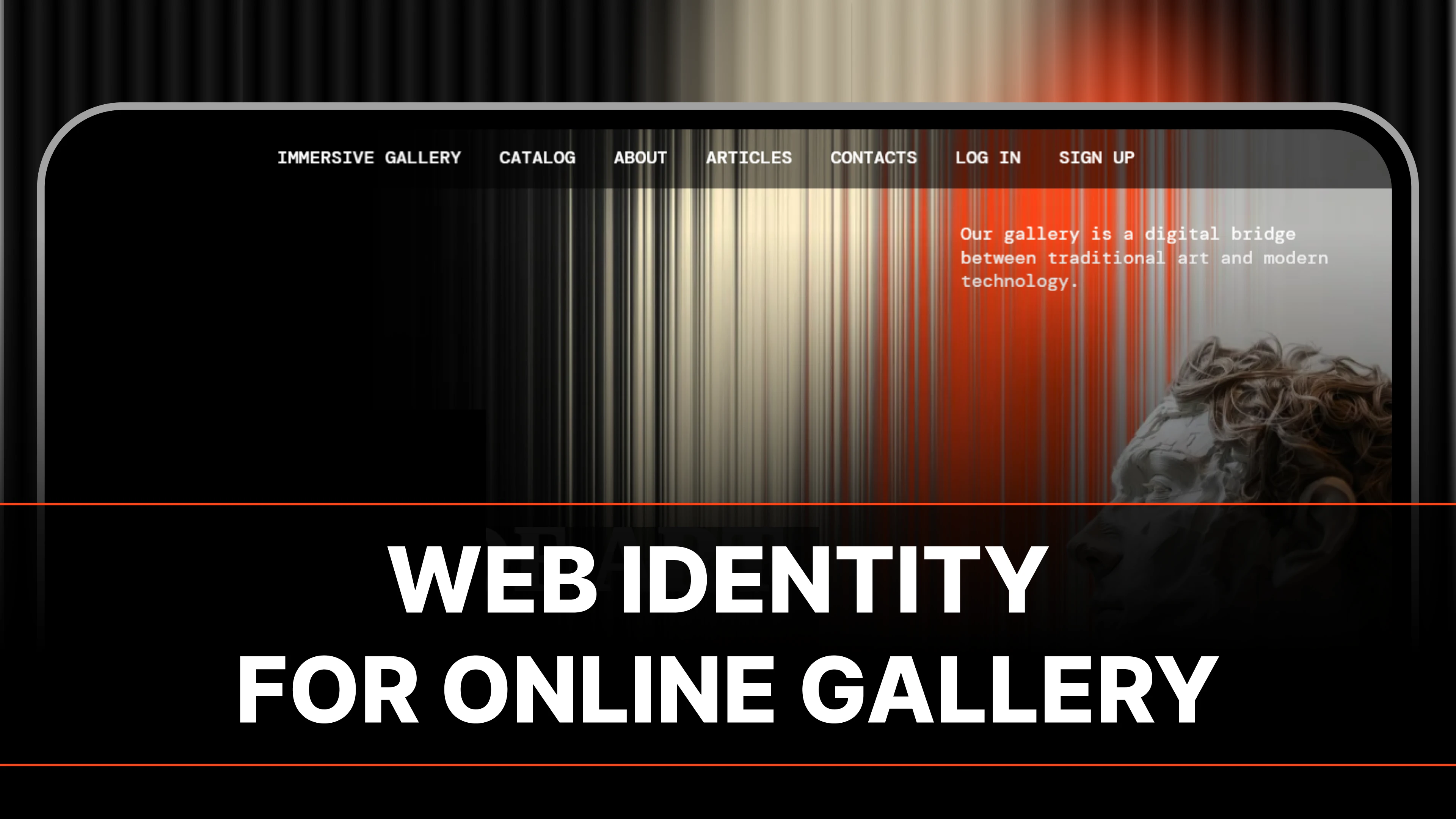 Luminarte web айдентика бренинг — Изображение №1 — Интерфейсы, Брендинг на Dprofile