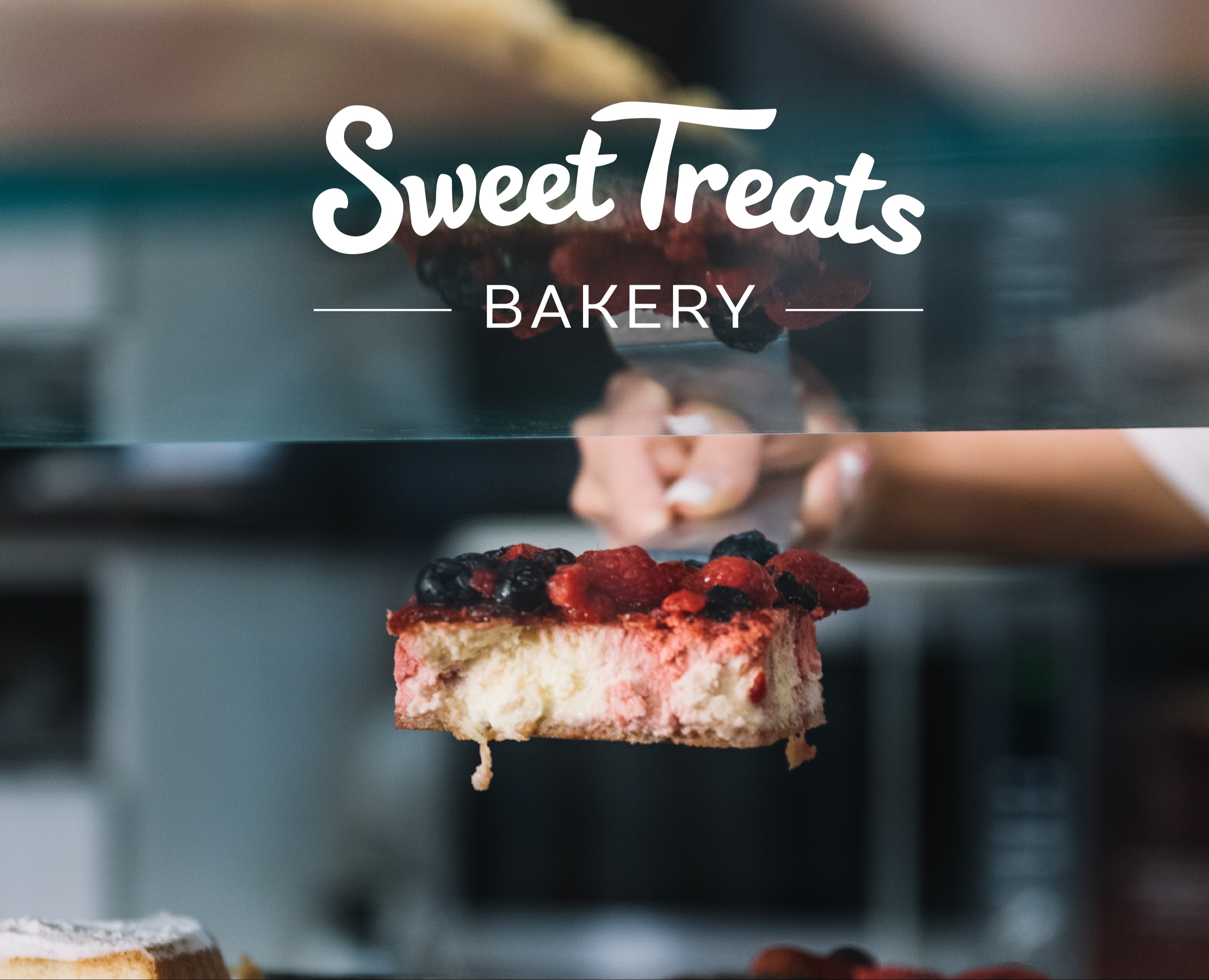 Sweet treats bakery фирменный стиль для кондитерской — Брендинг, Иллюстрация на Dprofile