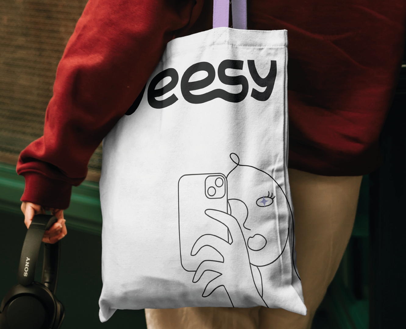 Veesy фирменный стиль на Dprofile