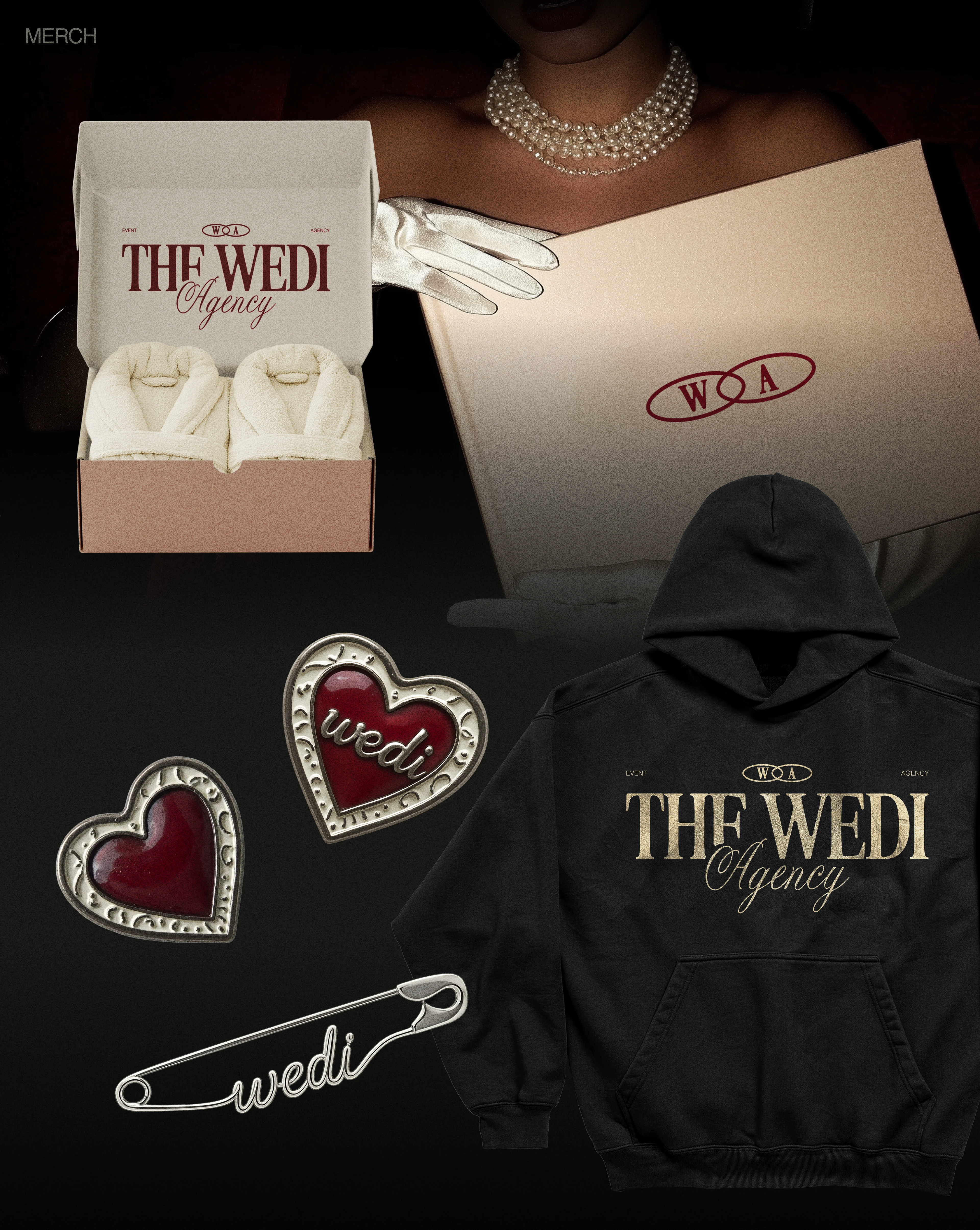 фирменный стиль для свадебного агентства WEDI — Изображение №6 — Брендинг на Dprofile