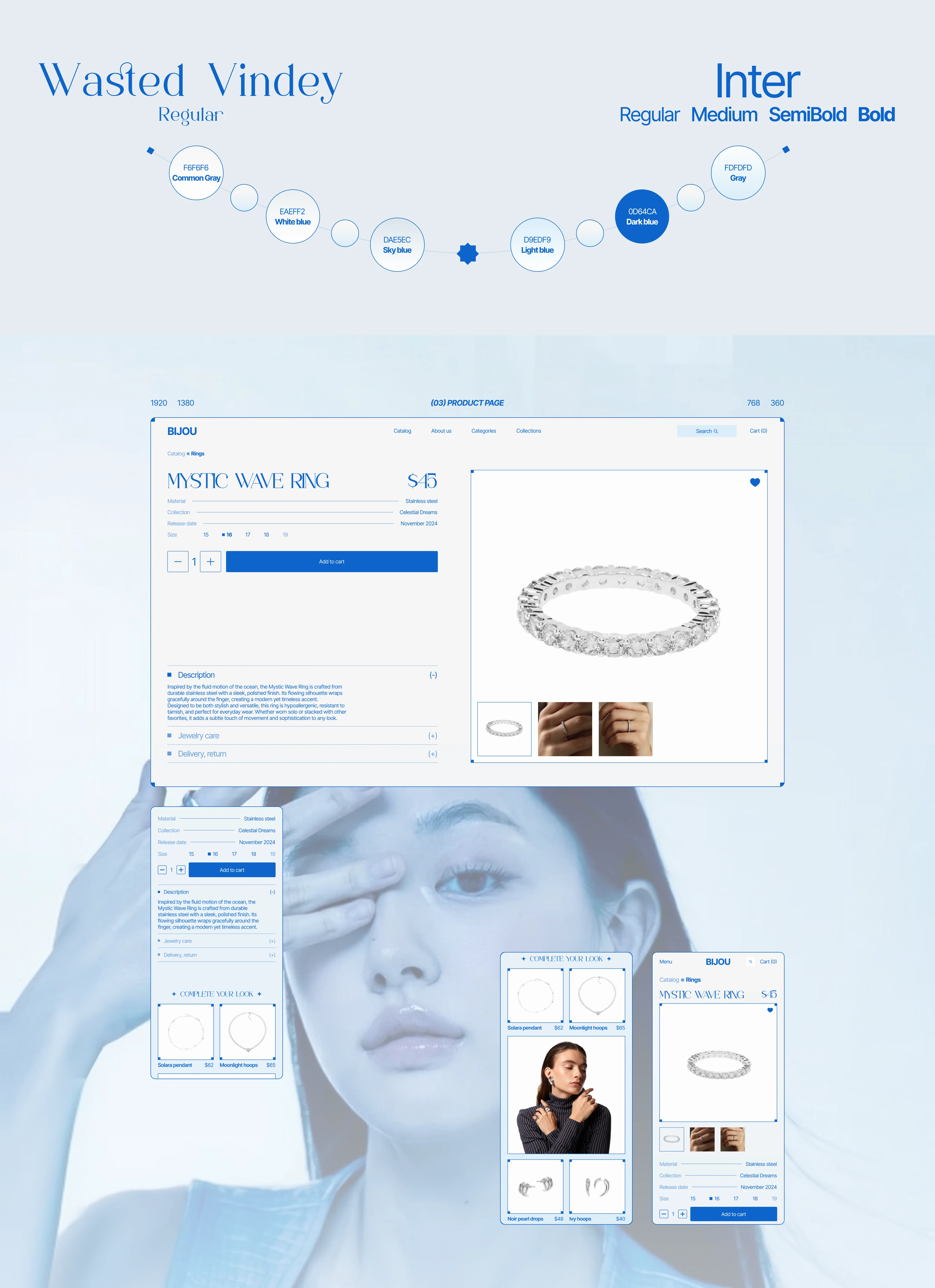 Bijou — e-commerce design concept — Изображение №4 — Интерфейсы на Dprofile