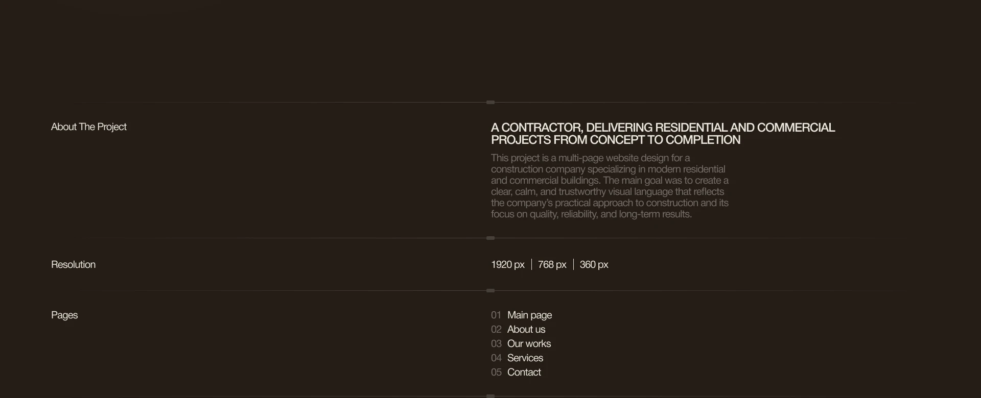 ArchiCore — corporate website — Изображение №2 — Интерфейсы на Dprofile