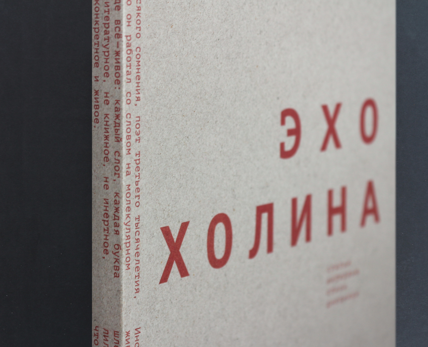 ЭХО ХОЛИНА / Publication design — Графика на Dprofile