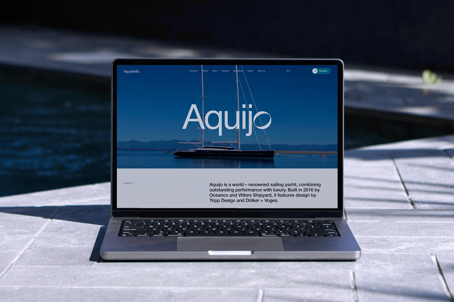 AquaVelis - Corporate website — Изображение №6 — Интерфейсы на Dprofile