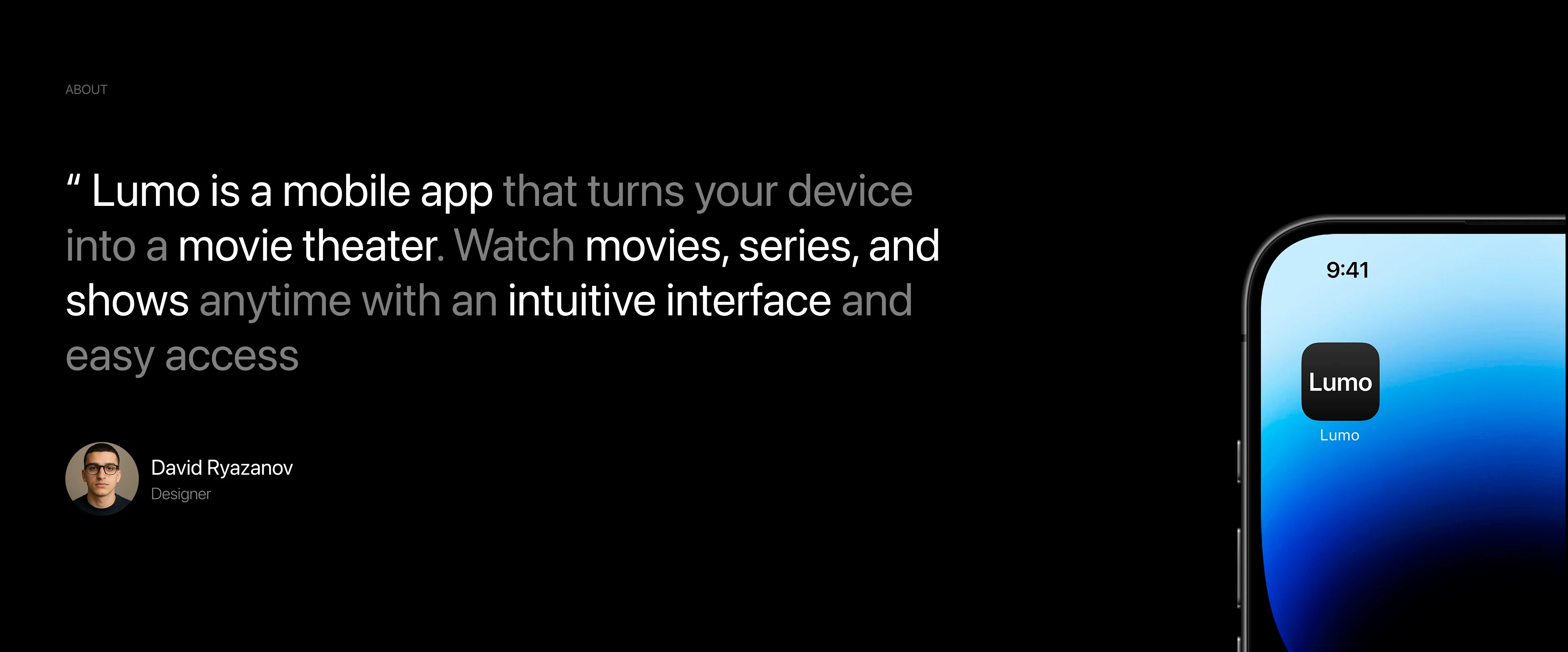 Lumo — Online Cinema (Mobile App) — Изображение №2 — Интерфейсы на Dprofile