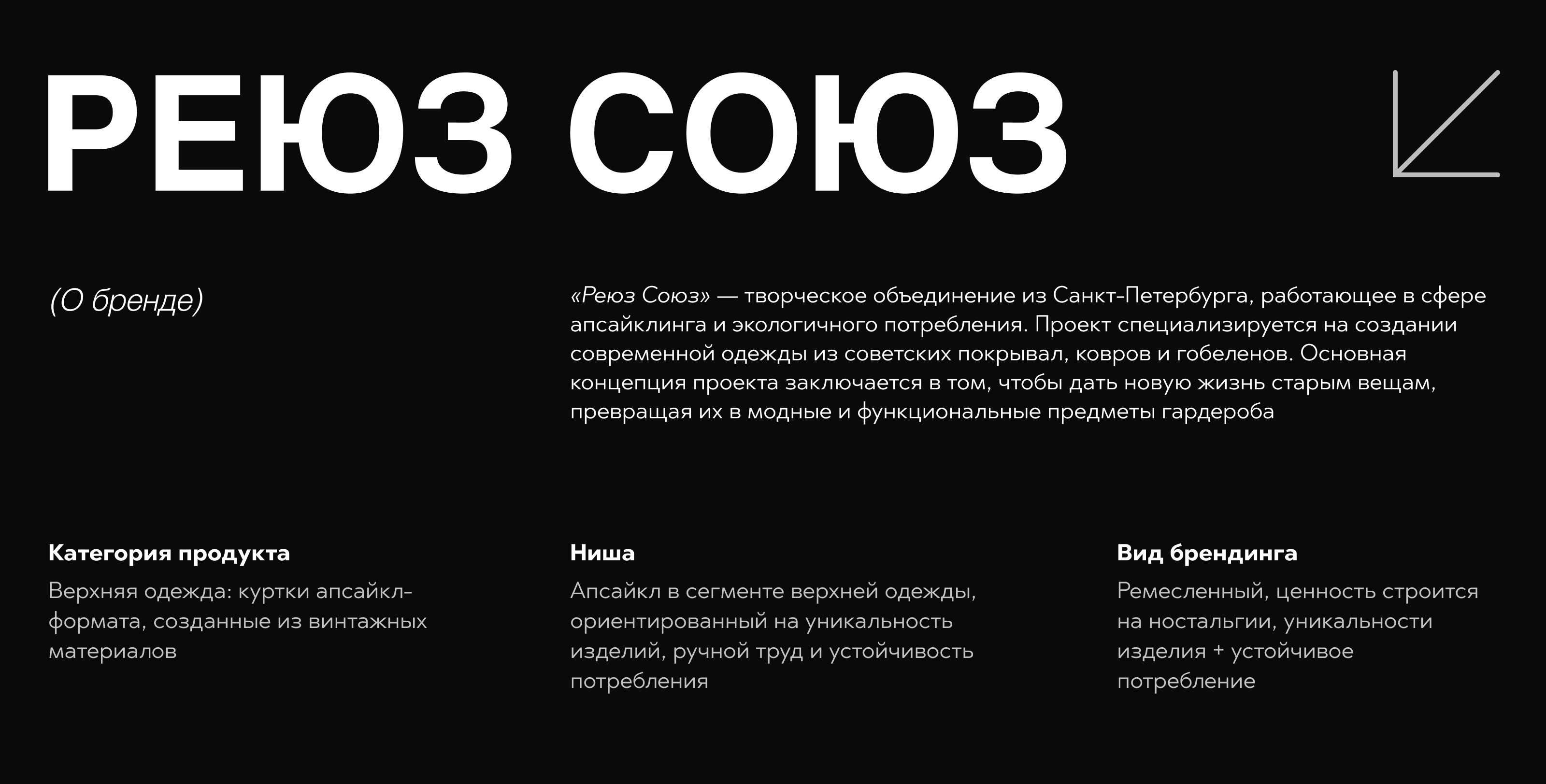 Reyuz Soyuz — Изображение №1 — Брендинг на Dprofile