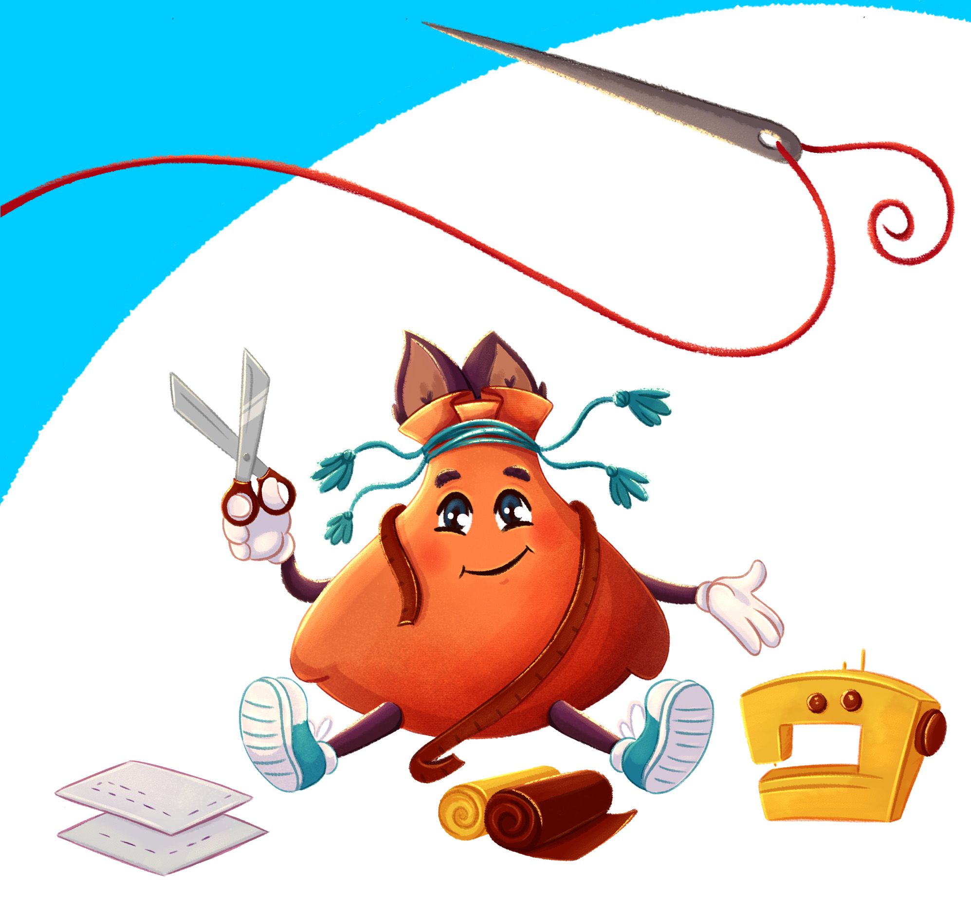 Бренд-персонаж для мастерской плюшевых игрушек ручной работы — Изображение №3 — Иллюстрация на Dprofile