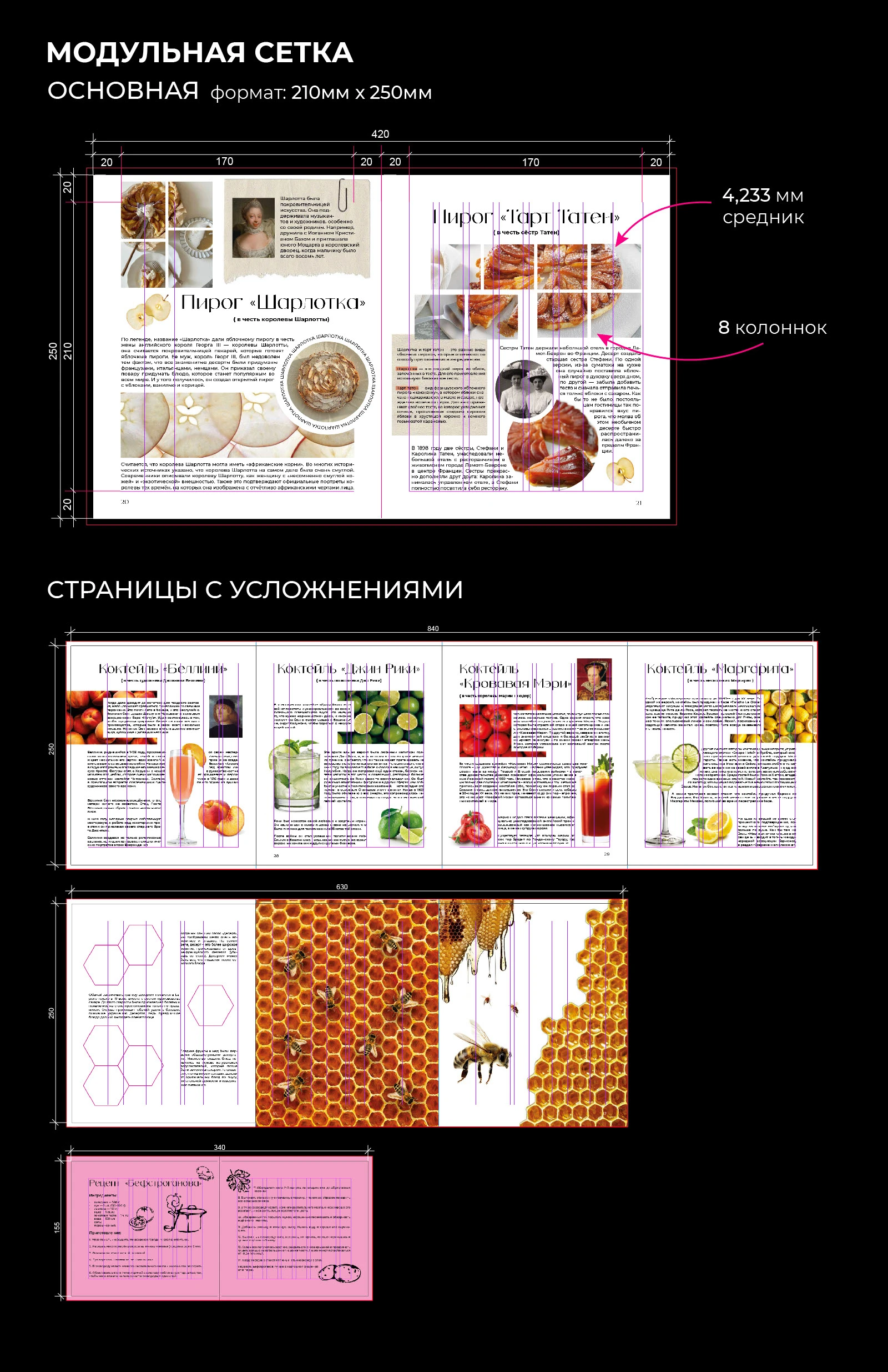 Брошюра "Блюда, названные в честь известных личностей" — Изображение №9 — Графика на Dprofile