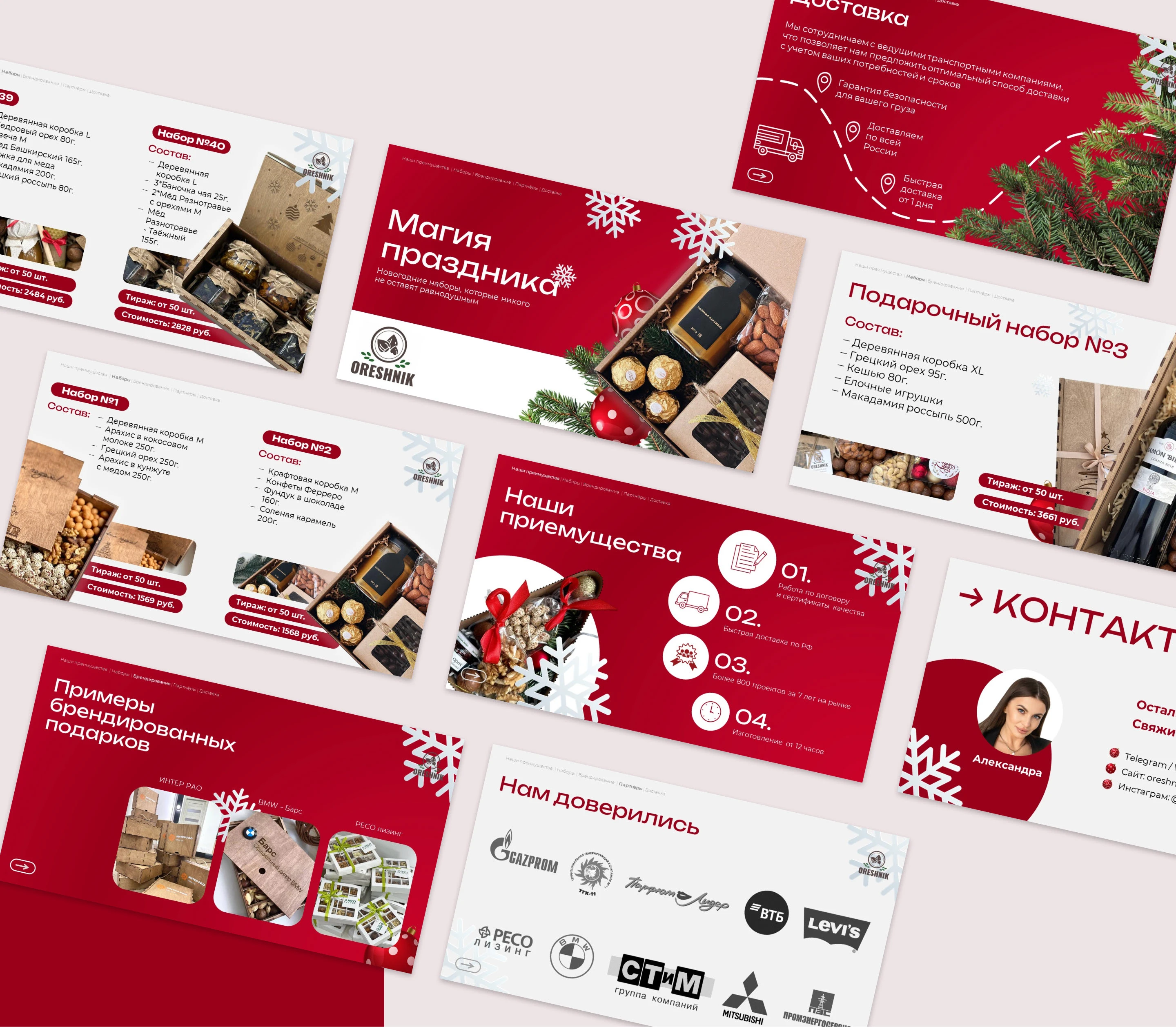 Новогодний каталог-презентация — Изображение №4 — Графика, Маркетинг на Dprofile