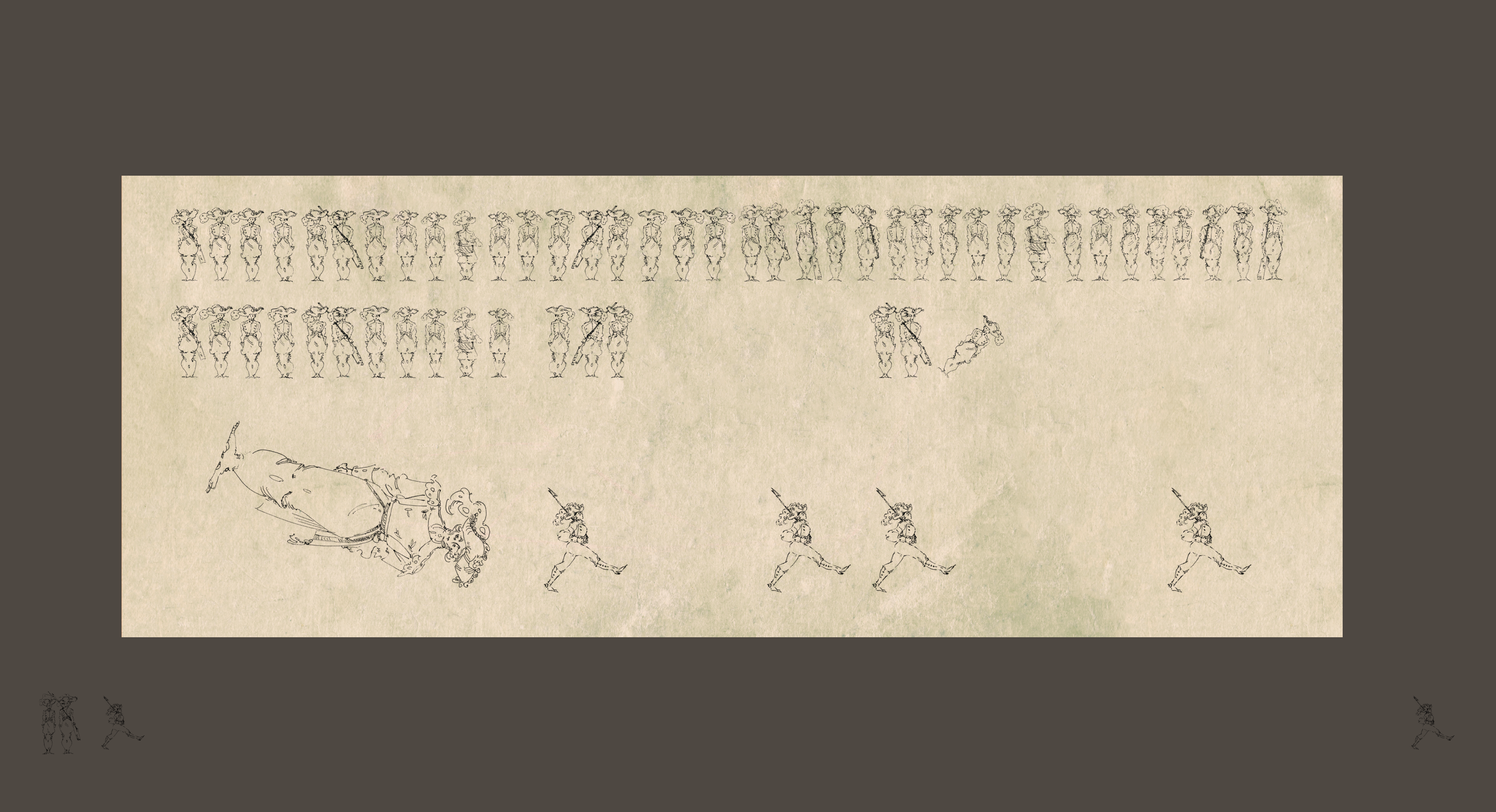 Многостраничное издание  «Подпоручик Киже» Ю.Н. Тынянова — Изображение №5 — Иллюстрация, Графика на Dprofile