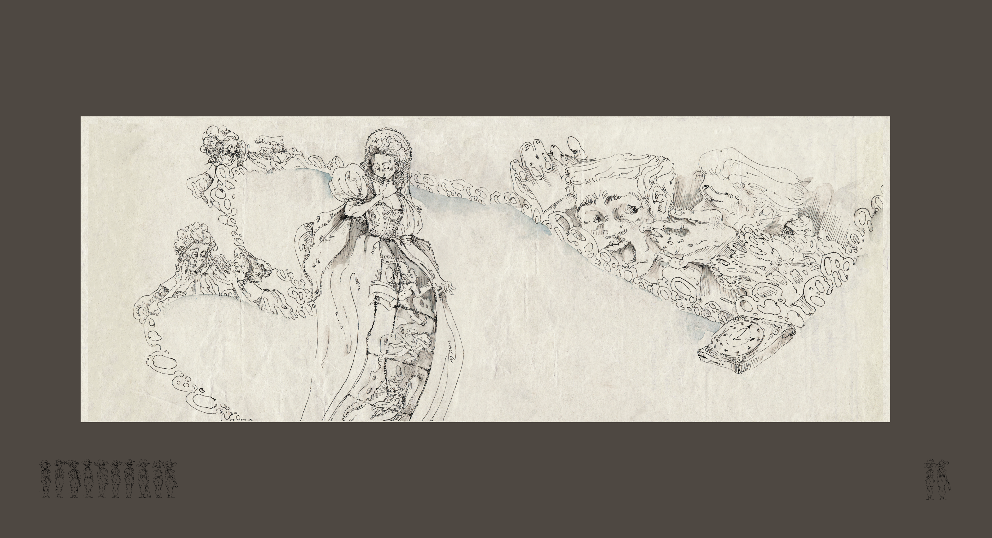 Многостраничное издание  «Подпоручик Киже» Ю.Н. Тынянова — Изображение №9 — Иллюстрация, Графика на Dprofile