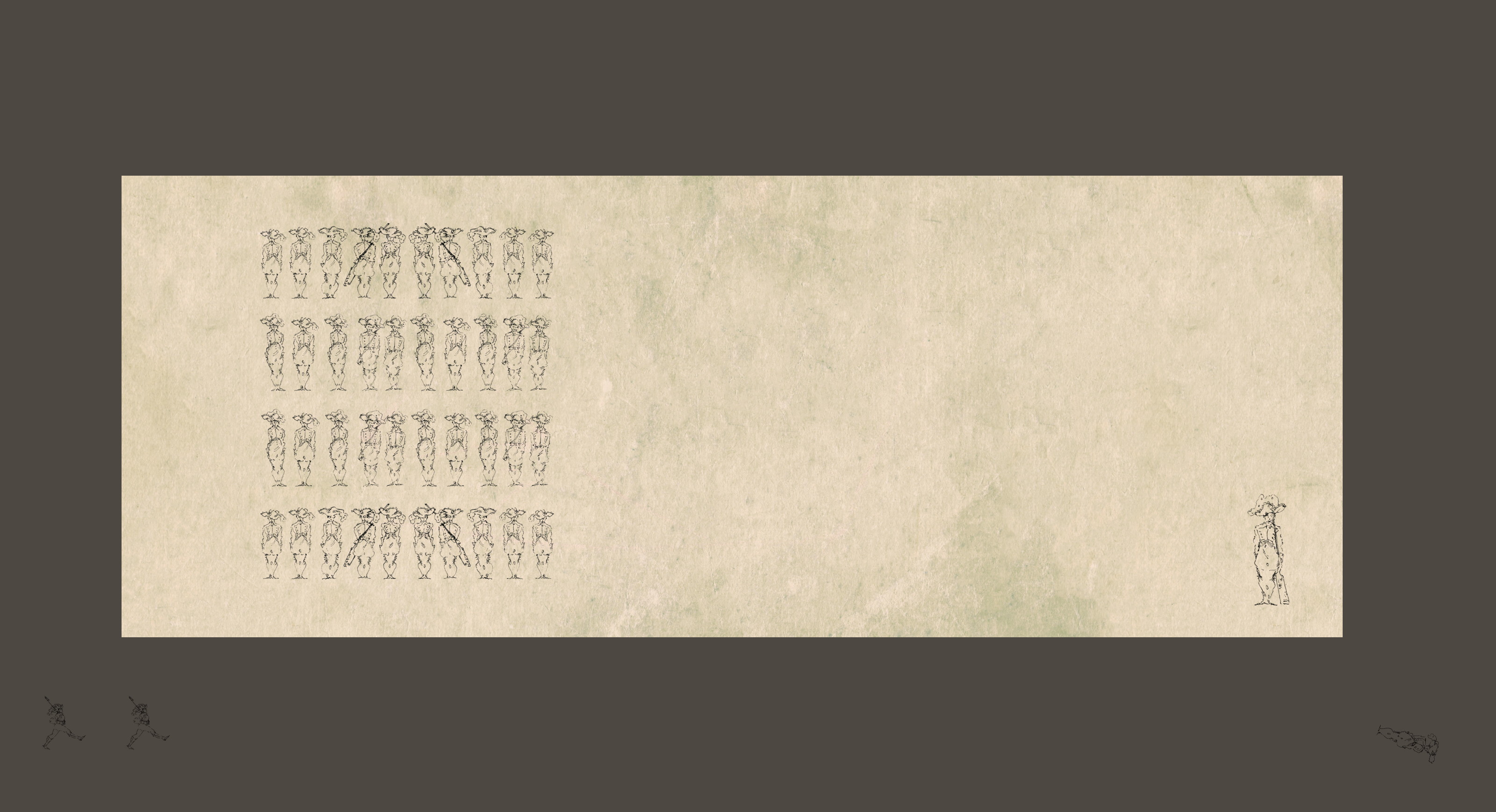 Многостраничное издание  «Подпоручик Киже» Ю.Н. Тынянова — Изображение №17 — Иллюстрация, Графика на Dprofile