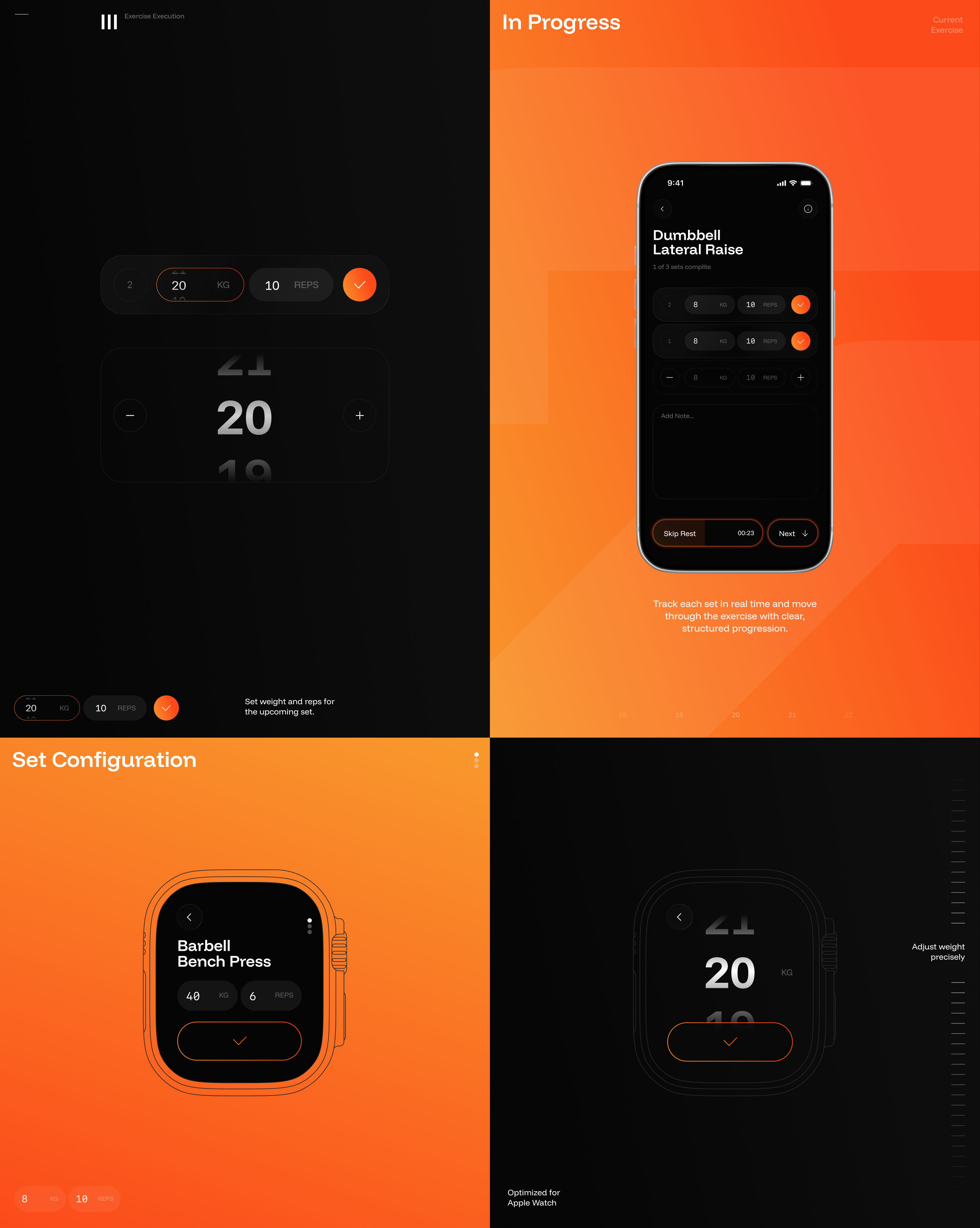 Gym Workout App — Изображение №5 — Интерфейсы на Dprofile