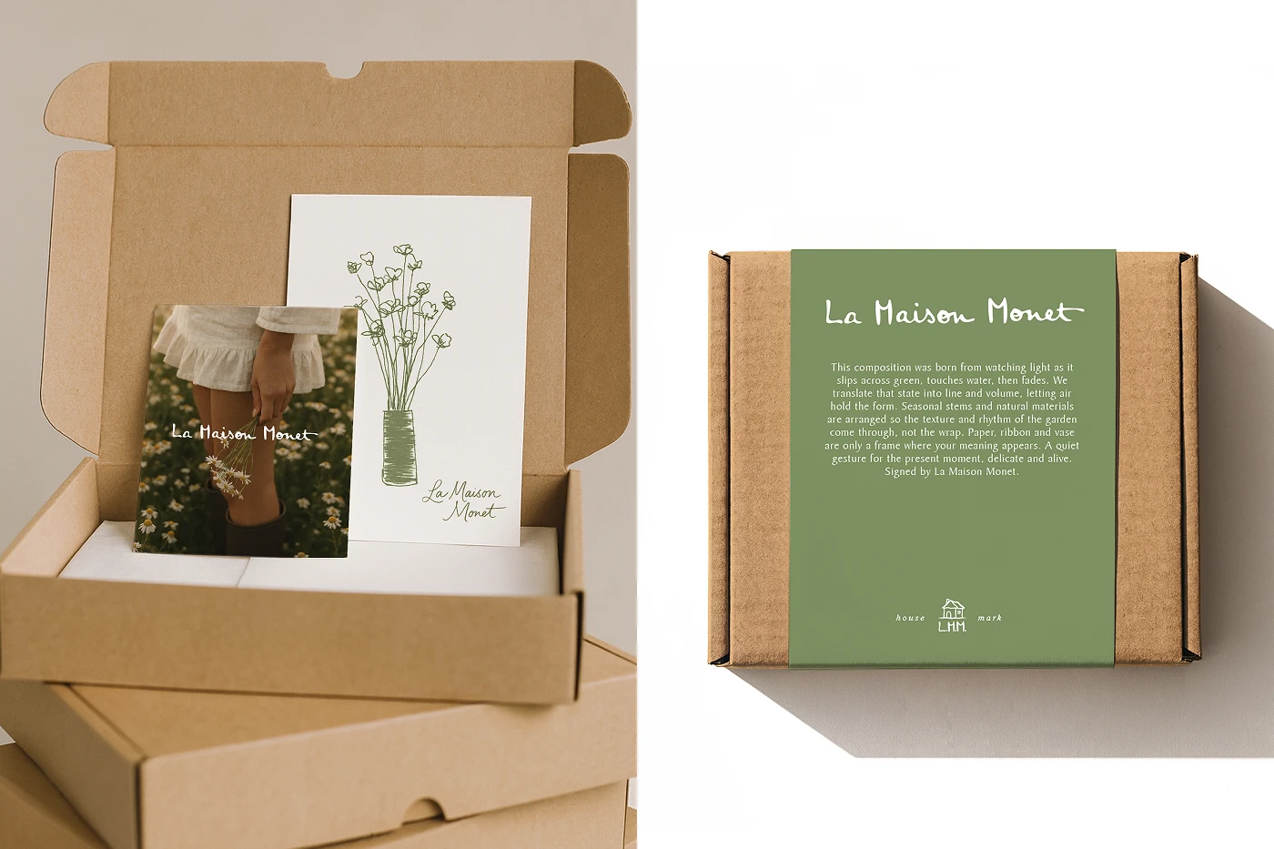 La Maison Monet / Цветочный магазин — Изображение №12 — Брендинг на Dprofile