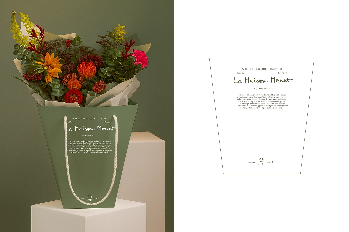 La Maison Monet / Цветочный магазин — Изображение №3 — Брендинг на Dprofile